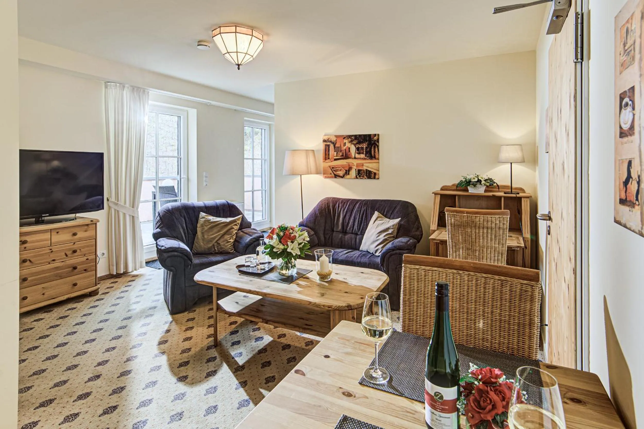 Living room in Landhaus Zimmermann