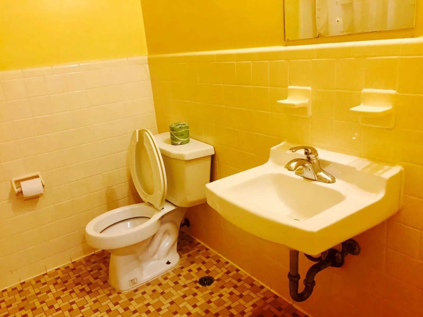 Toilet in Ross Motel