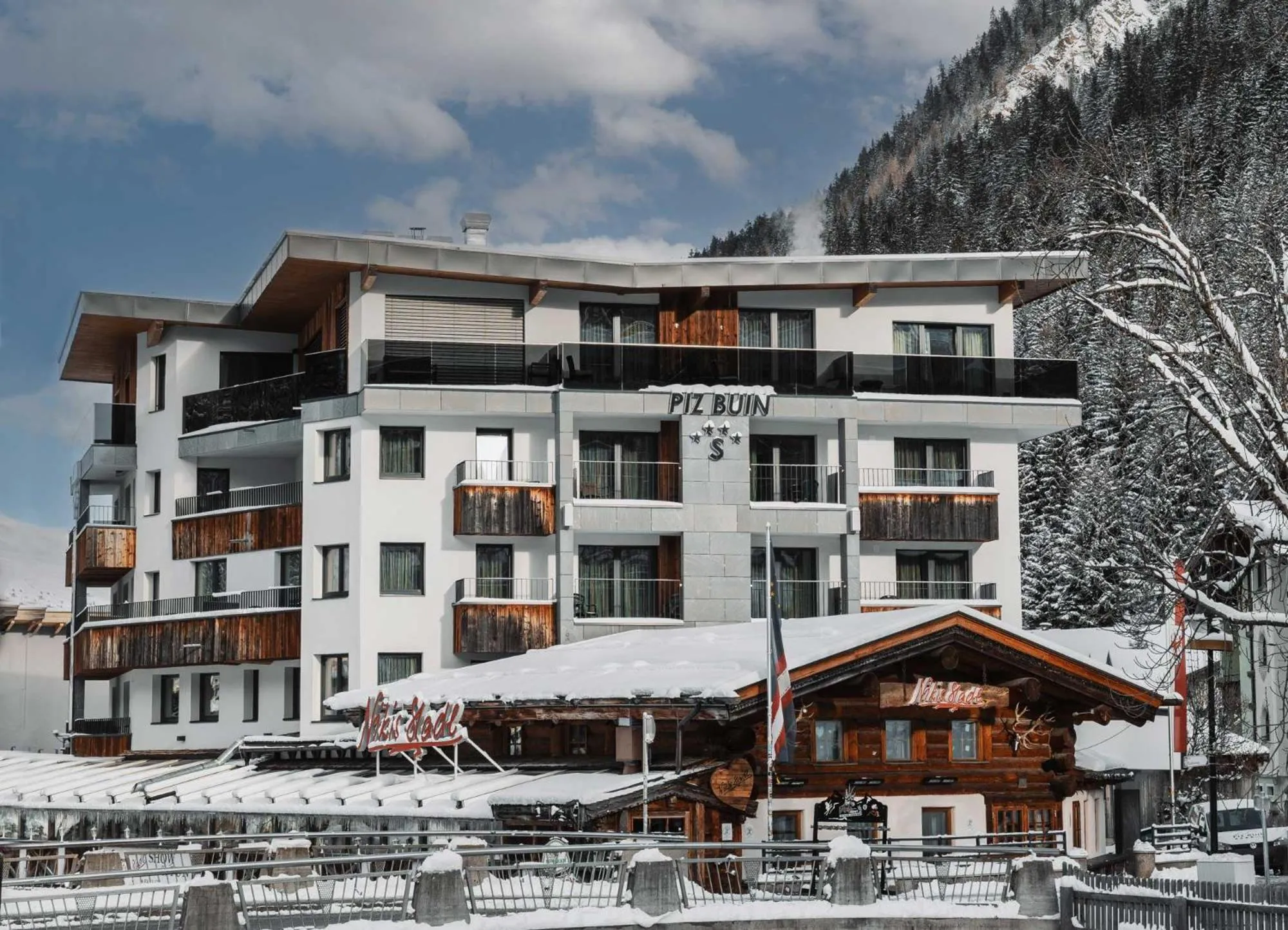 Property building in Hotel Piz Buin