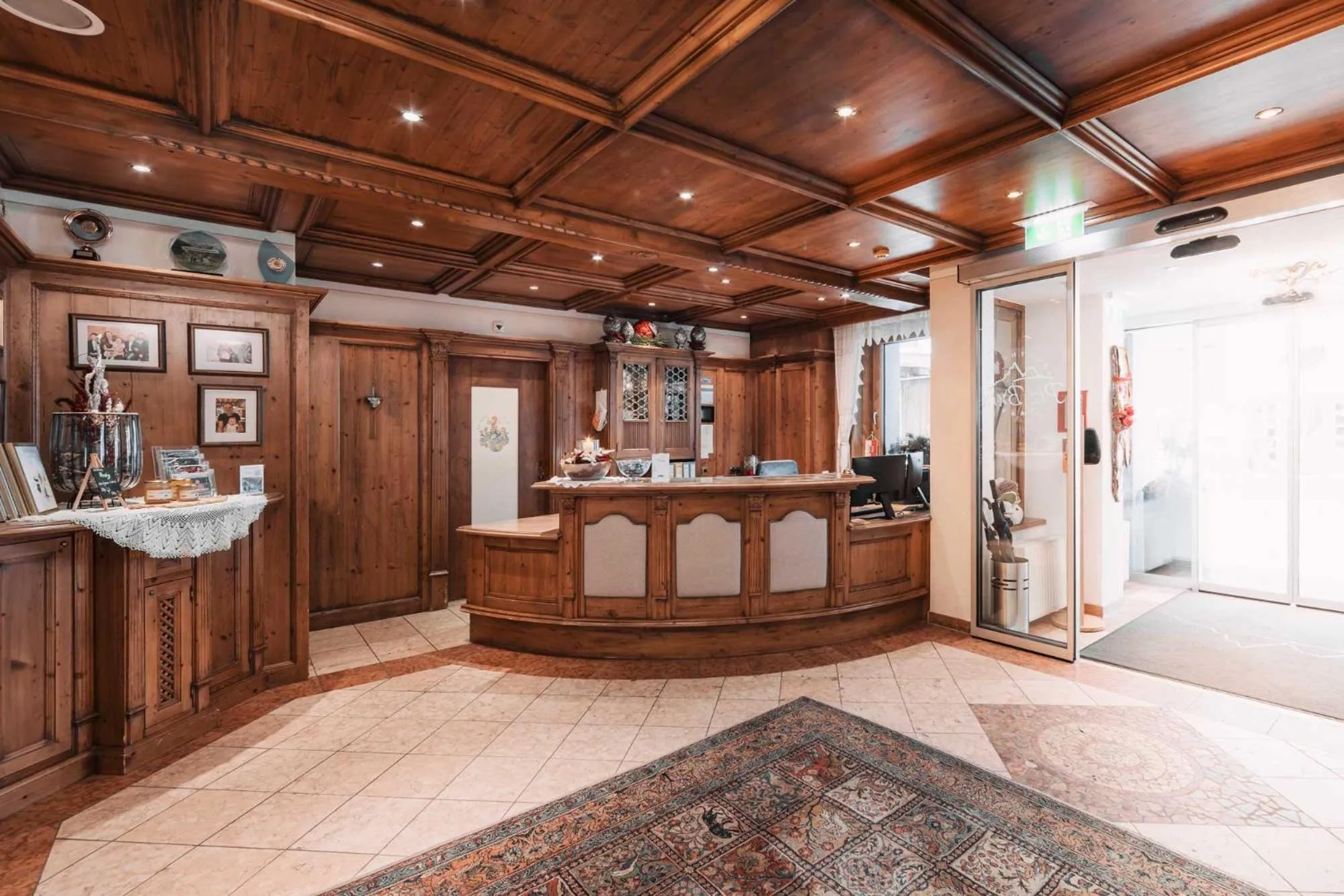 Lobby or reception in Hotel Piz Buin