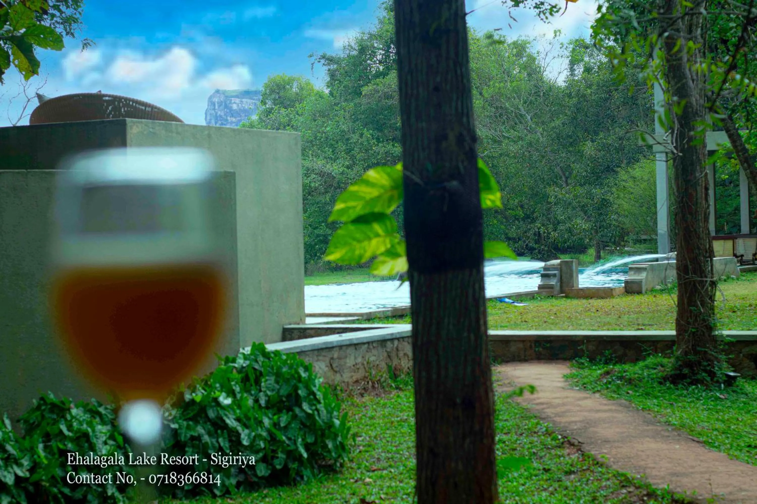 Natural landscape in Ehalagala Lake Resort
