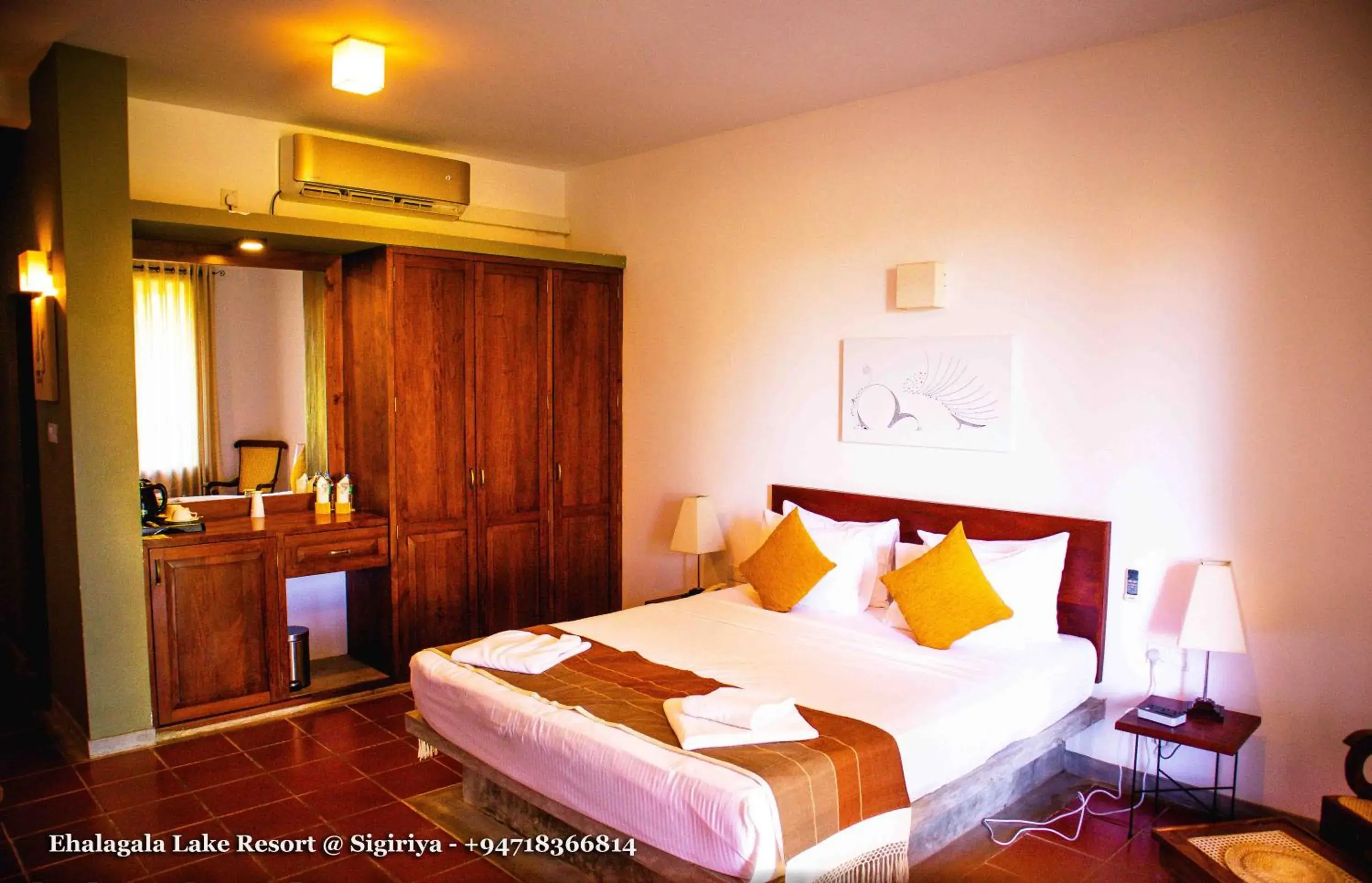 Bedroom, Bed in Ehalagala Lake Resort Bedroom, Bed in Ehalagala Lake Resort