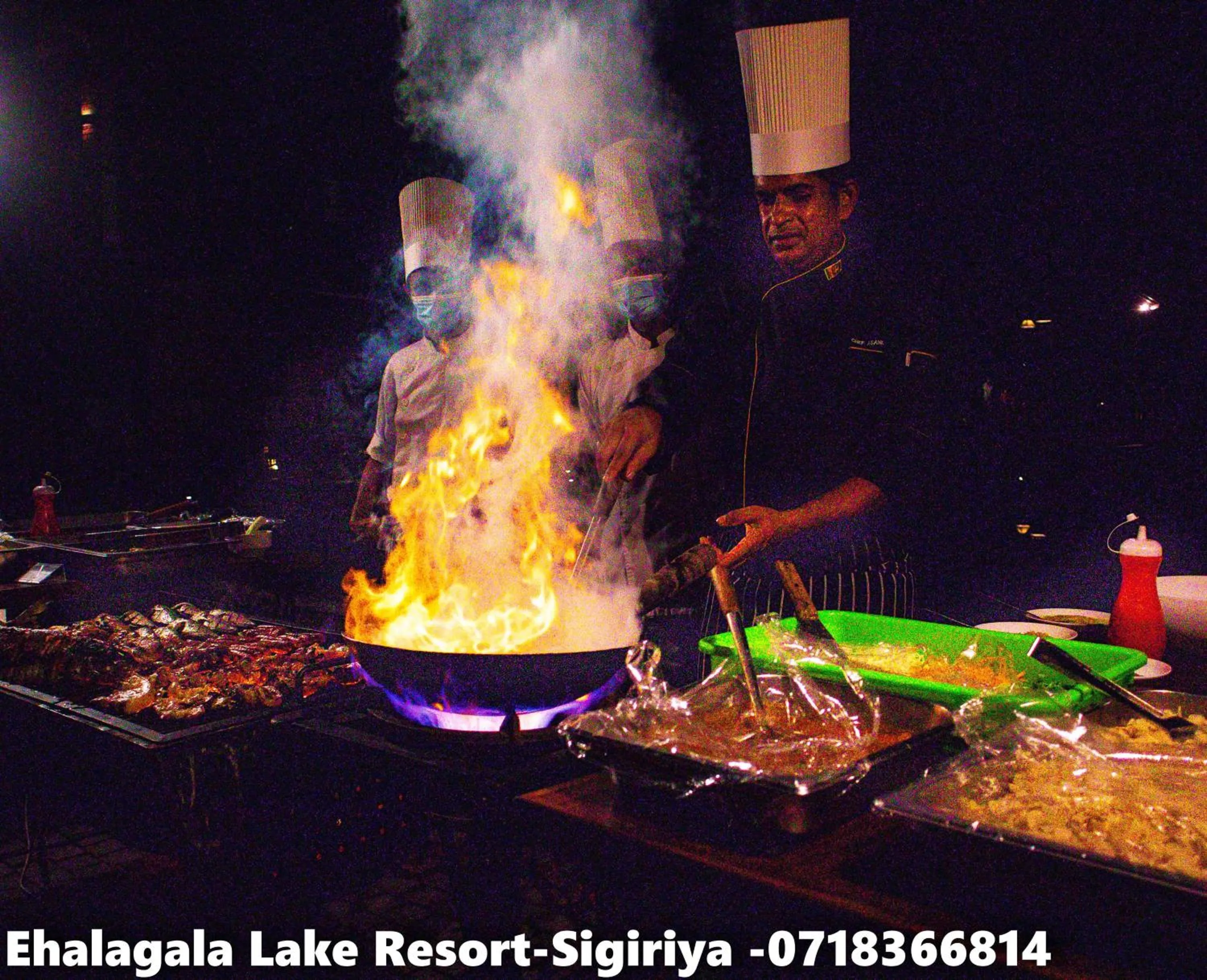 BBQ facilities in Ehalagala Lake Resort