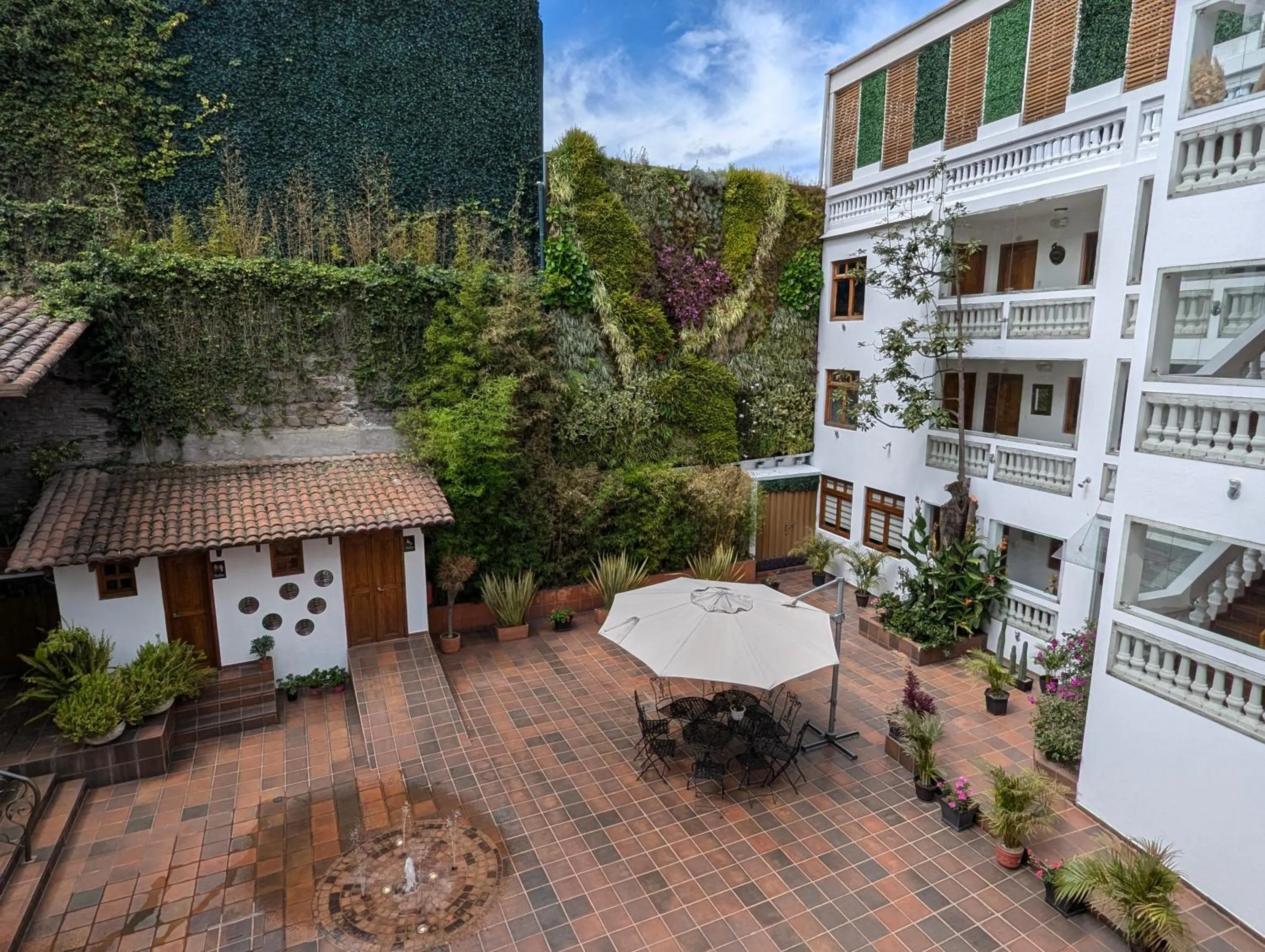 Patio in Vista del Angel Hotel Boutique