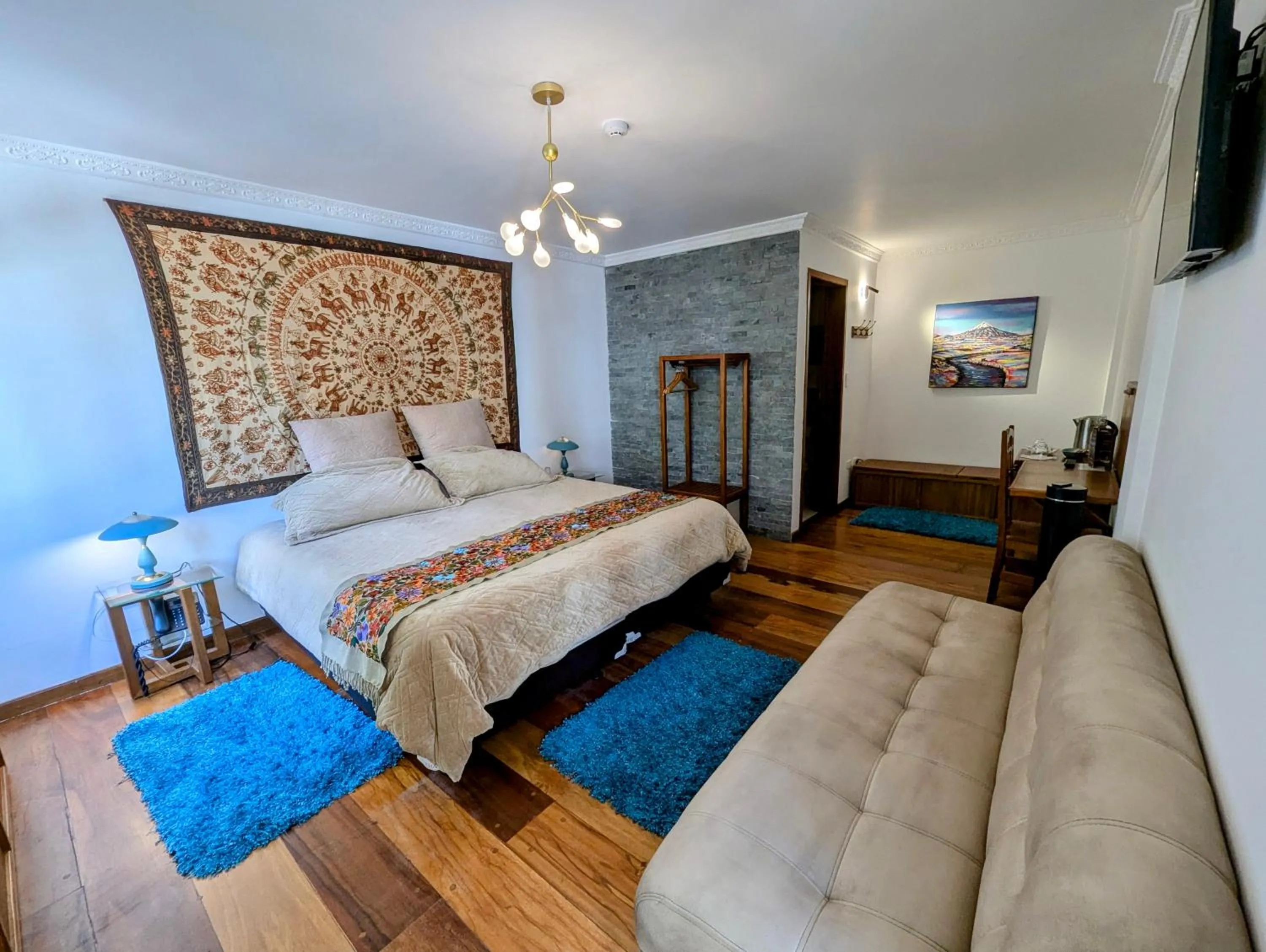 Bed in Vista del Angel Hotel Boutique