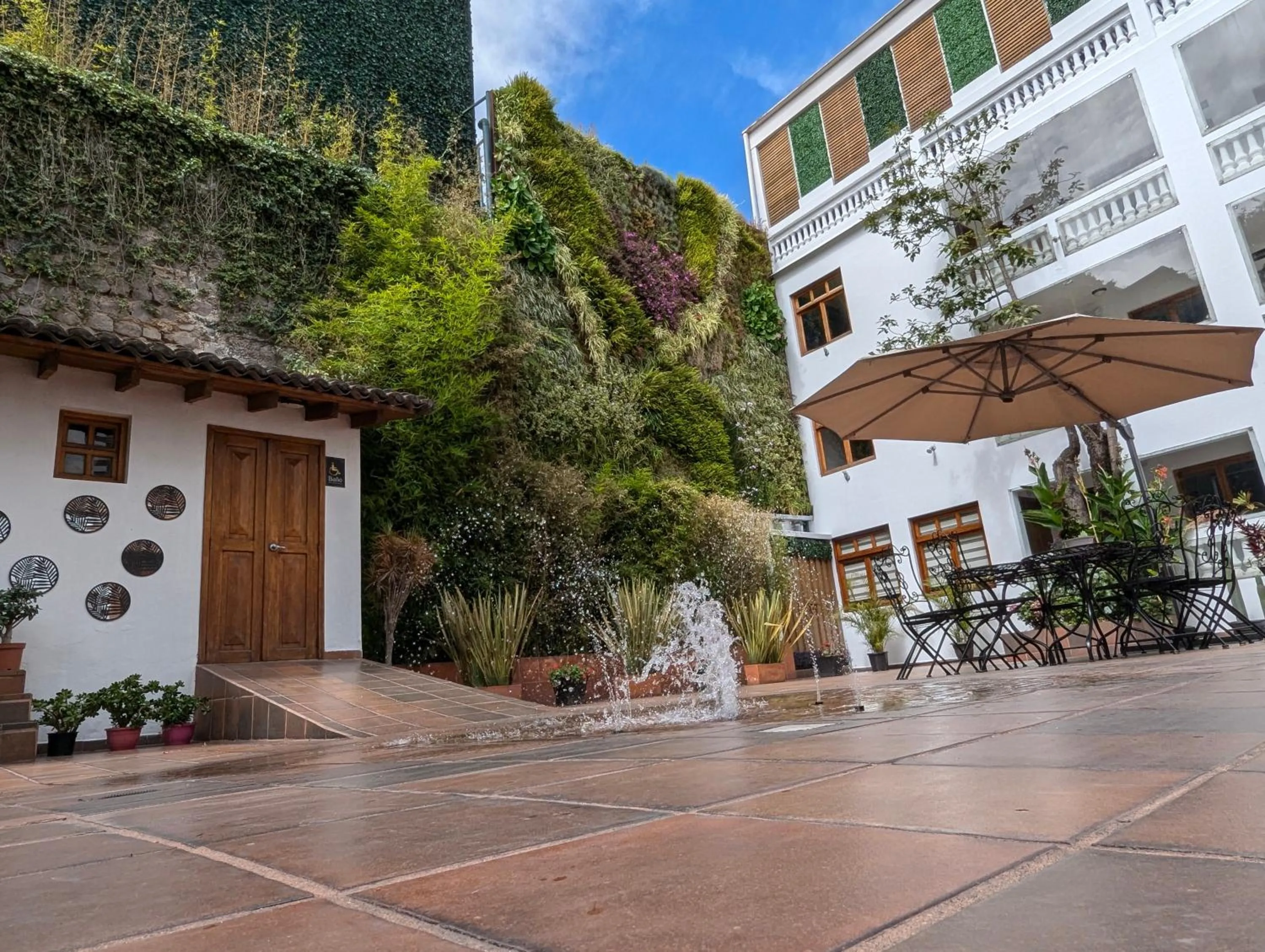 Patio in Vista del Angel Hotel Boutique