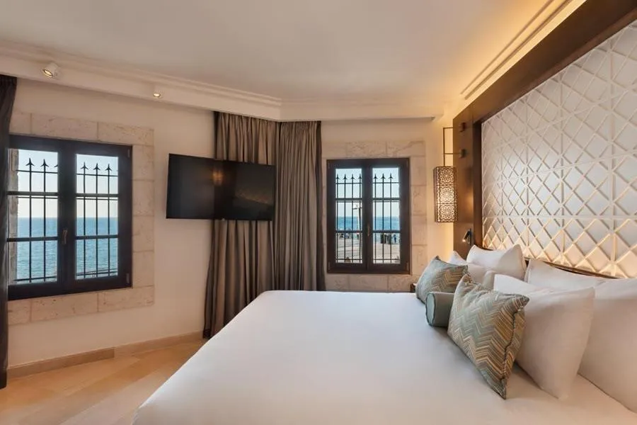 Bed in The Setai Tel Aviv, a Member of the leading hotels of the world