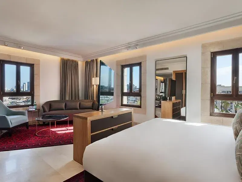 Bed in The Setai Tel Aviv, a Member of the leading hotels of the world Bed in The Setai Tel Aviv, a Member of the leading hotels of the world