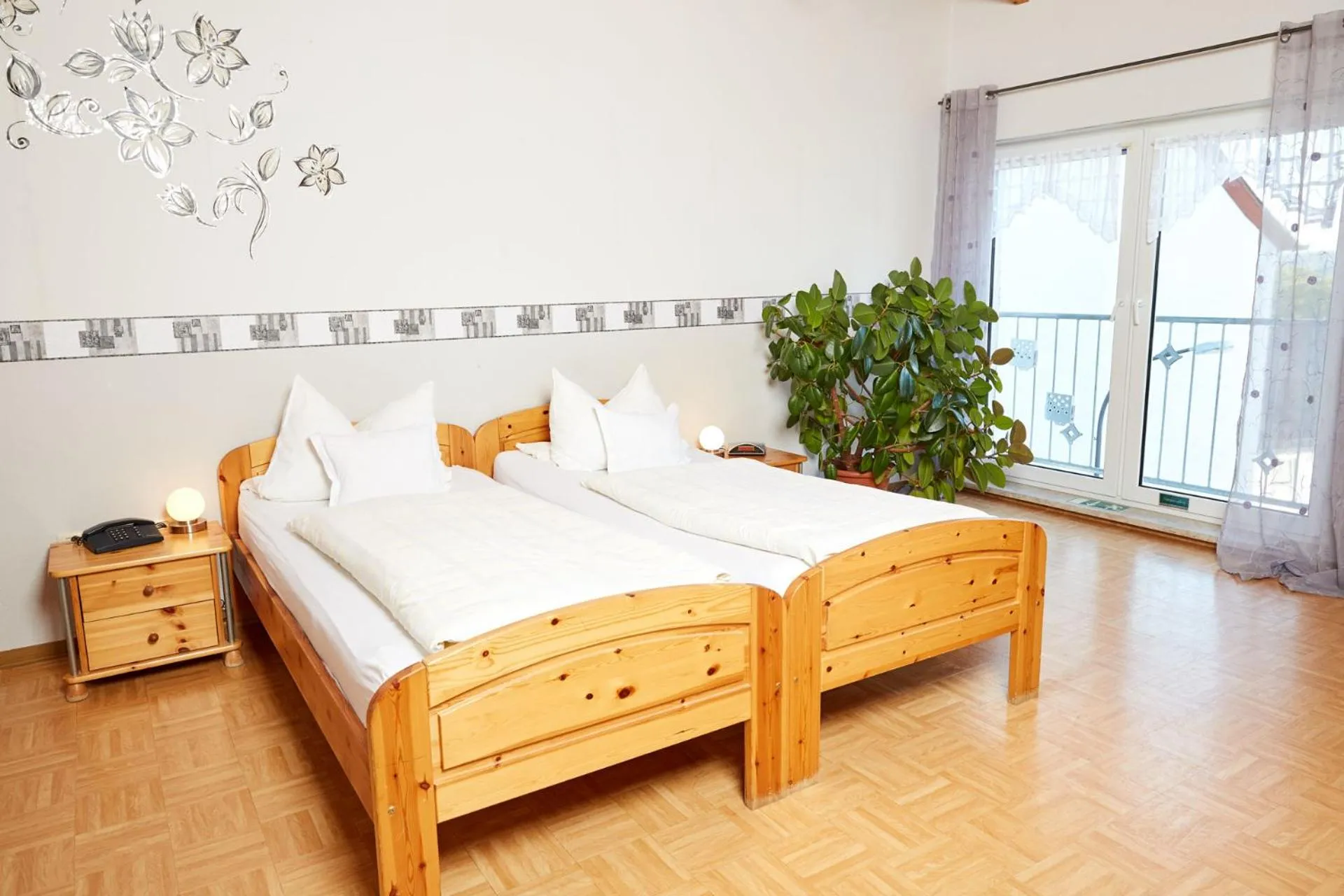 Bed in Hotel-Restaurant Maas