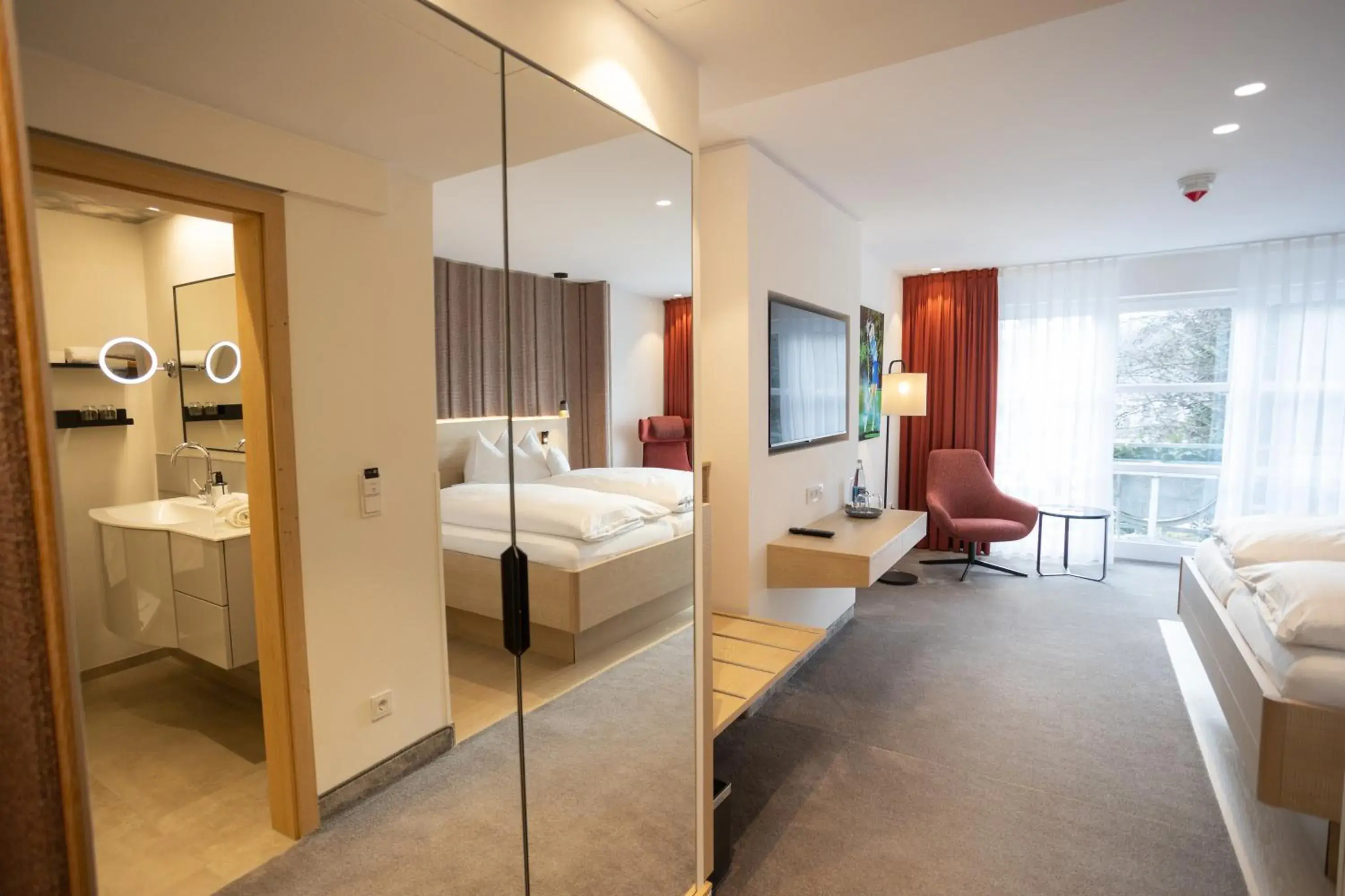 Deluxe Double Room with Balcony in Romantikhotel Platte Deluxe Double Room with Balcony in Romantikhotel Platte