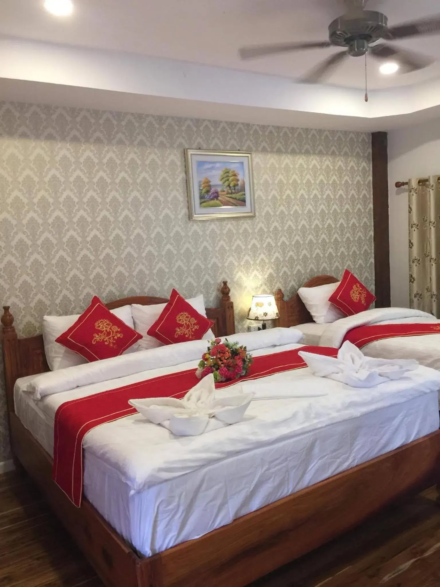 Property building, Bed in Golden Lotus Namkhan View Property building, Bed in Golden Lotus Namkhan View