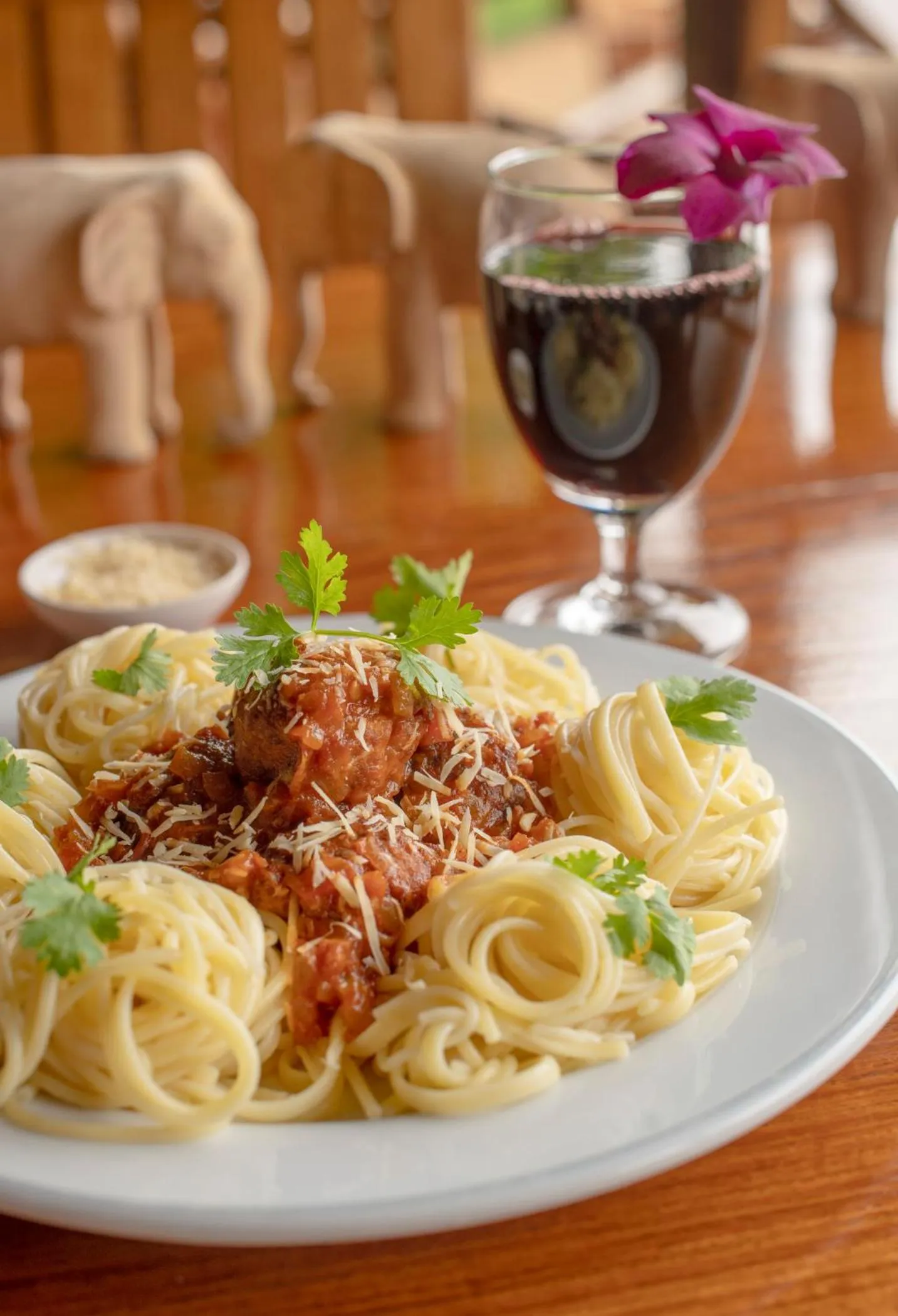 Food close-up in Kingfisher Ecolodge