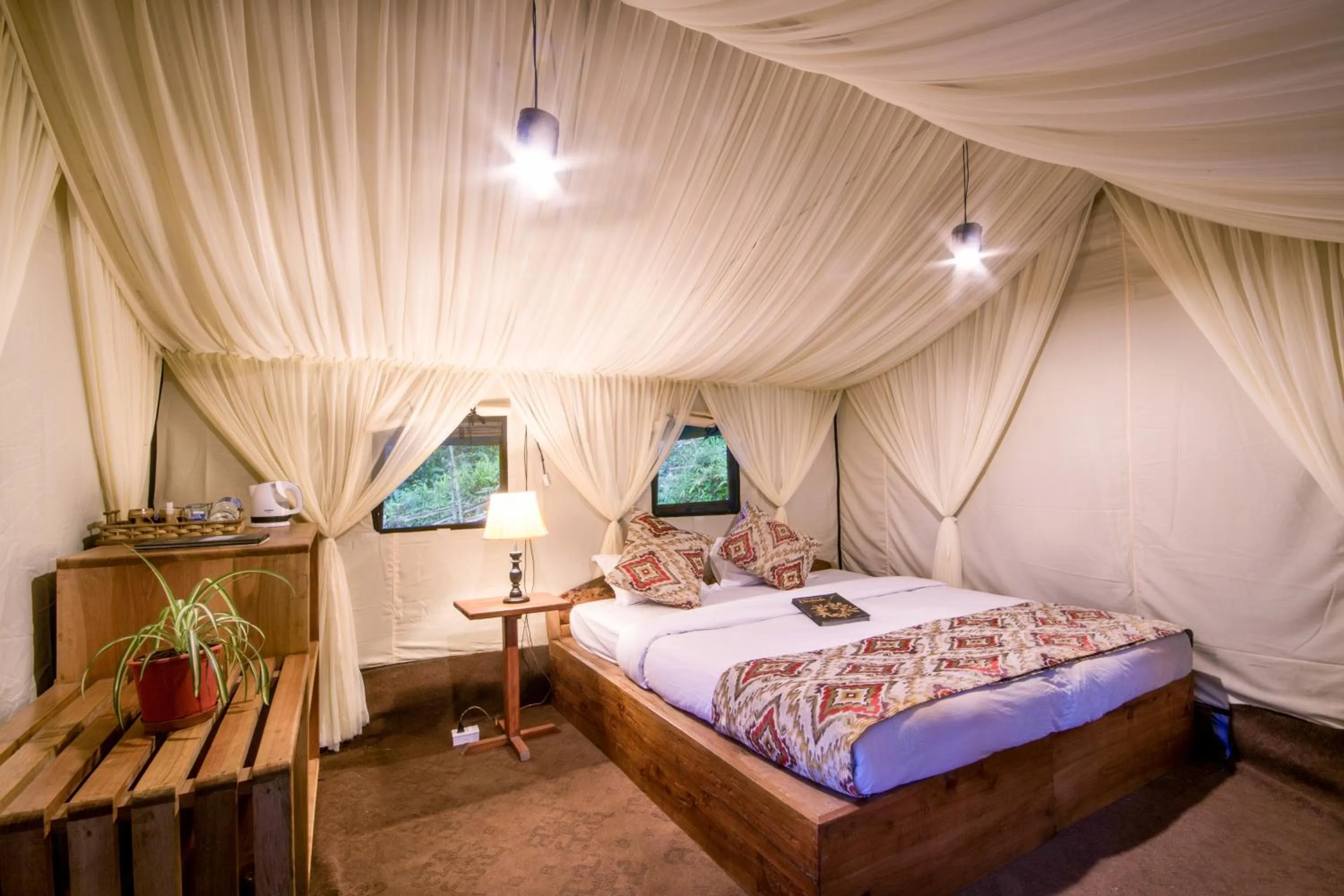 Bed in Munlom Nature Resort