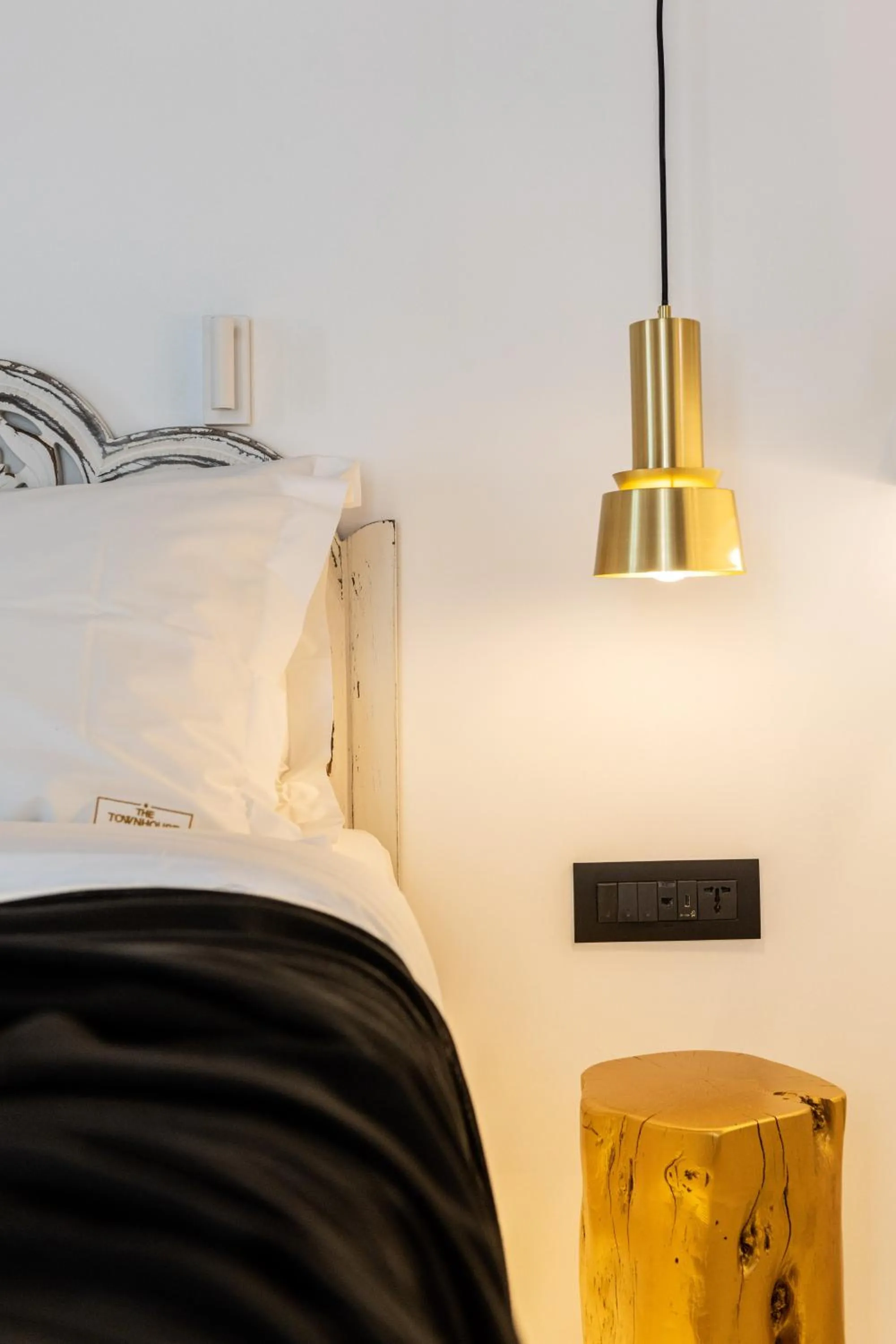 Bed in The TownHouse Mykonos