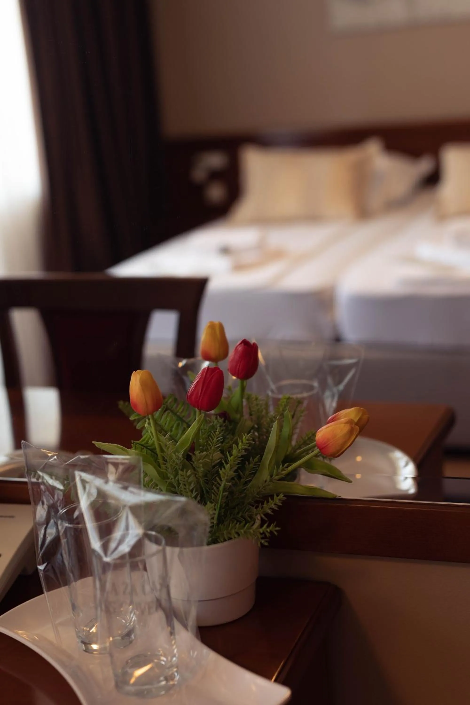 Bed in Hotel Bristol