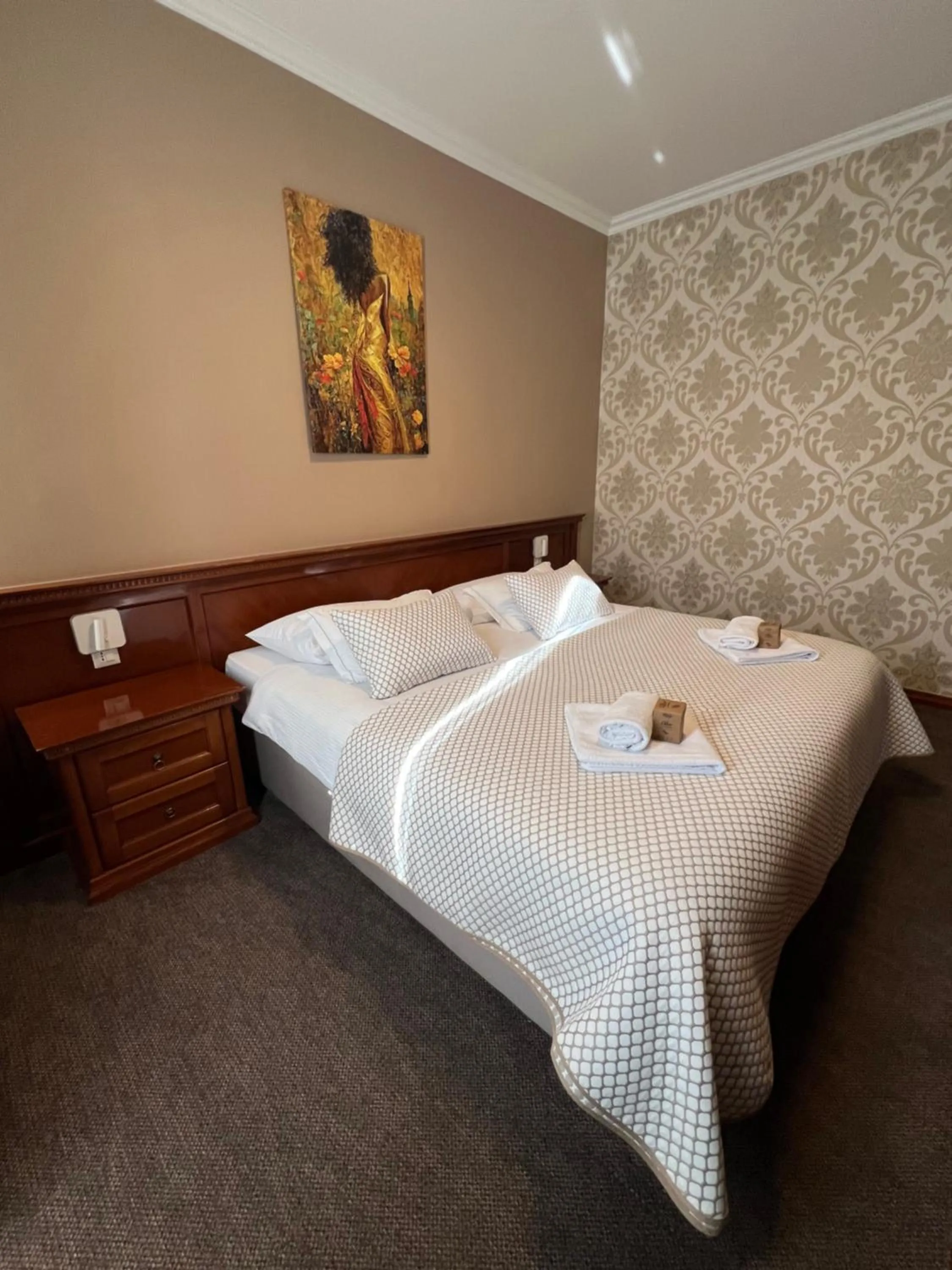 Bed in Hotel Bristol