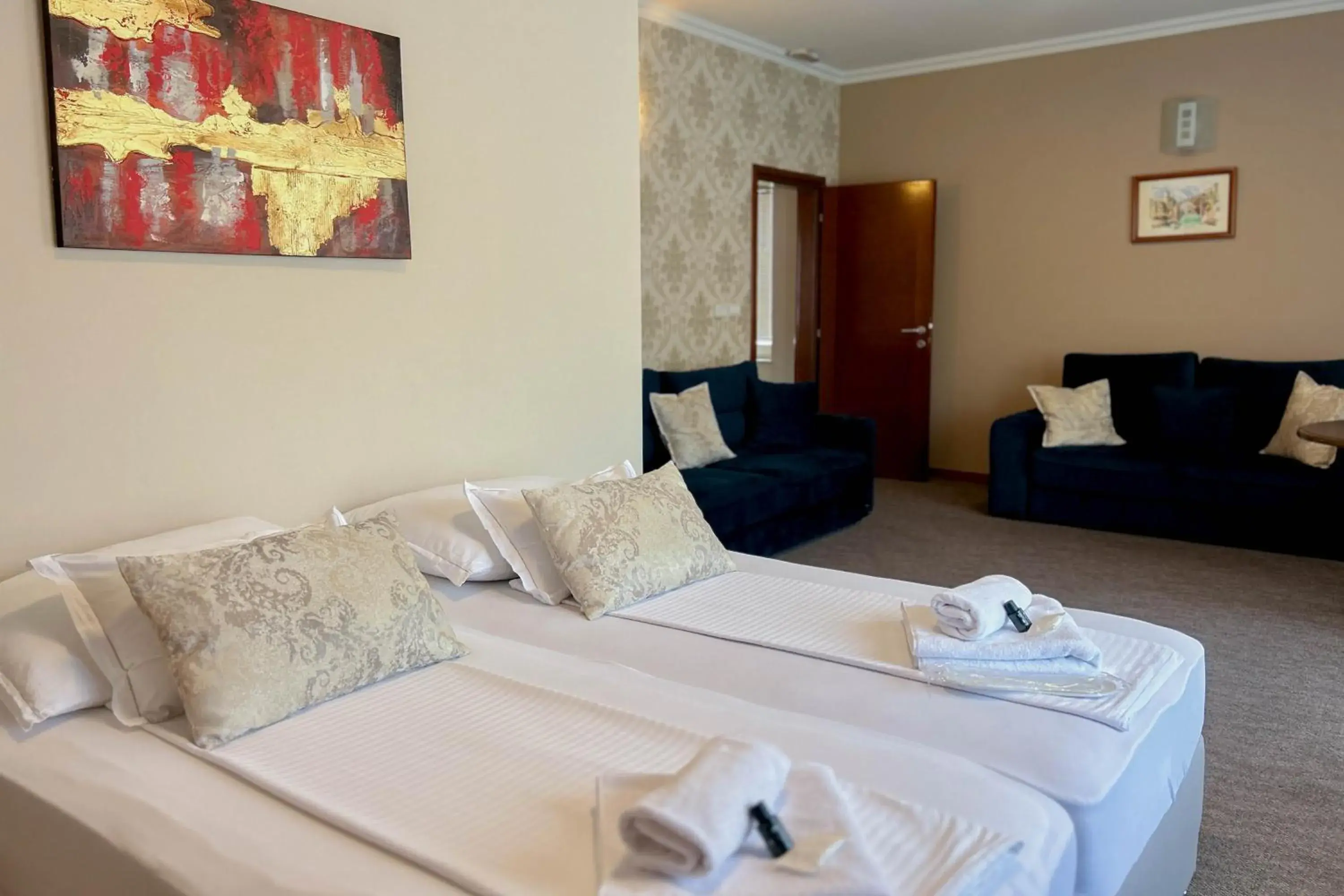 Bed in Hotel Bristol Bed in Hotel Bristol