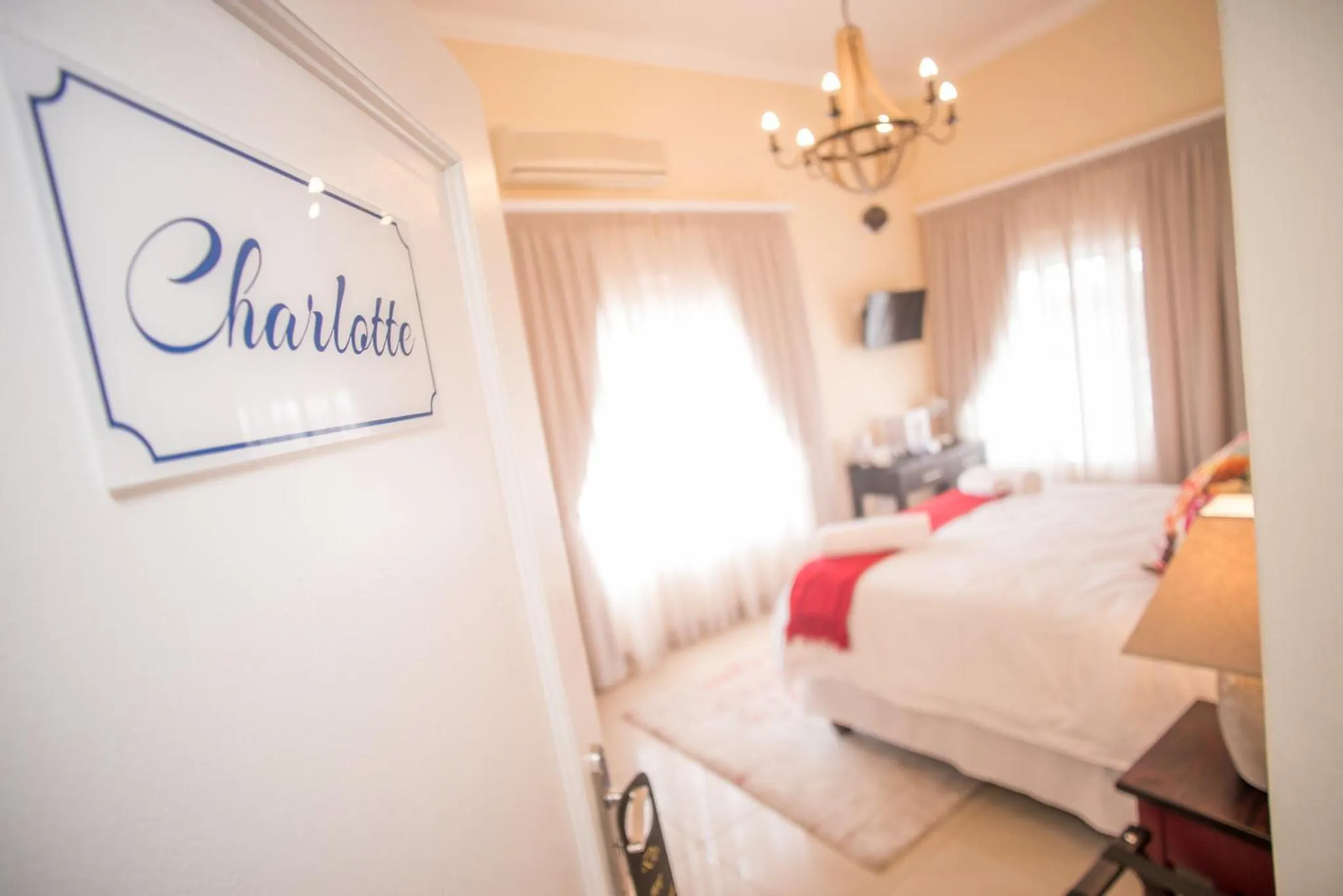 Decorative detail, Bed in Oliver's Bed and Breakfast