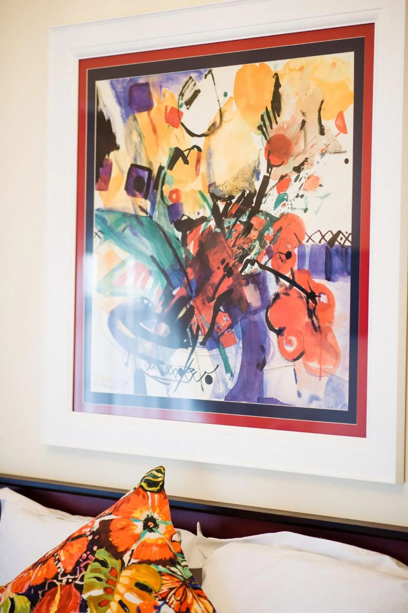 Decorative detail in Oliver's Bed and Breakfast