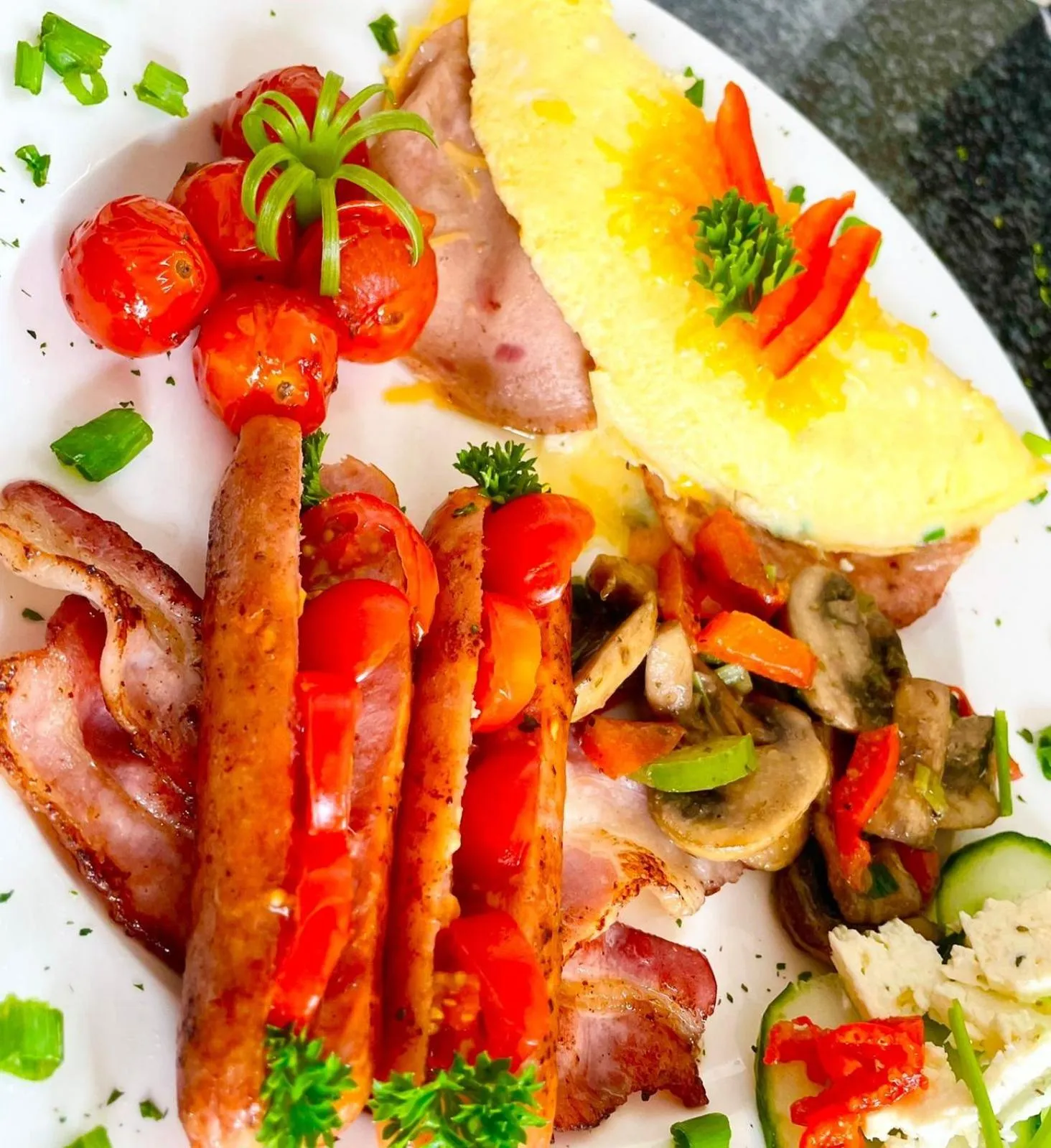 Breakfast in Oliver's Bed and Breakfast