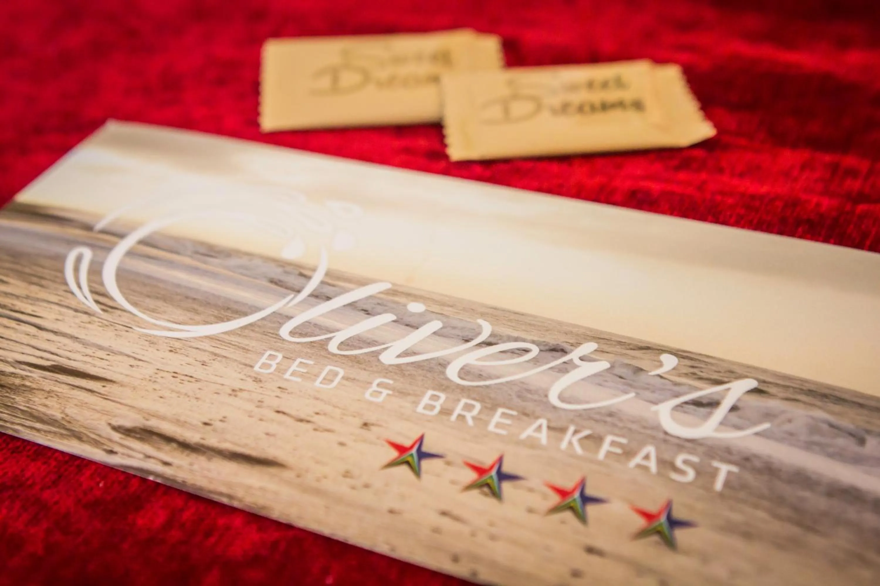 Decorative detail in Oliver's Bed and Breakfast