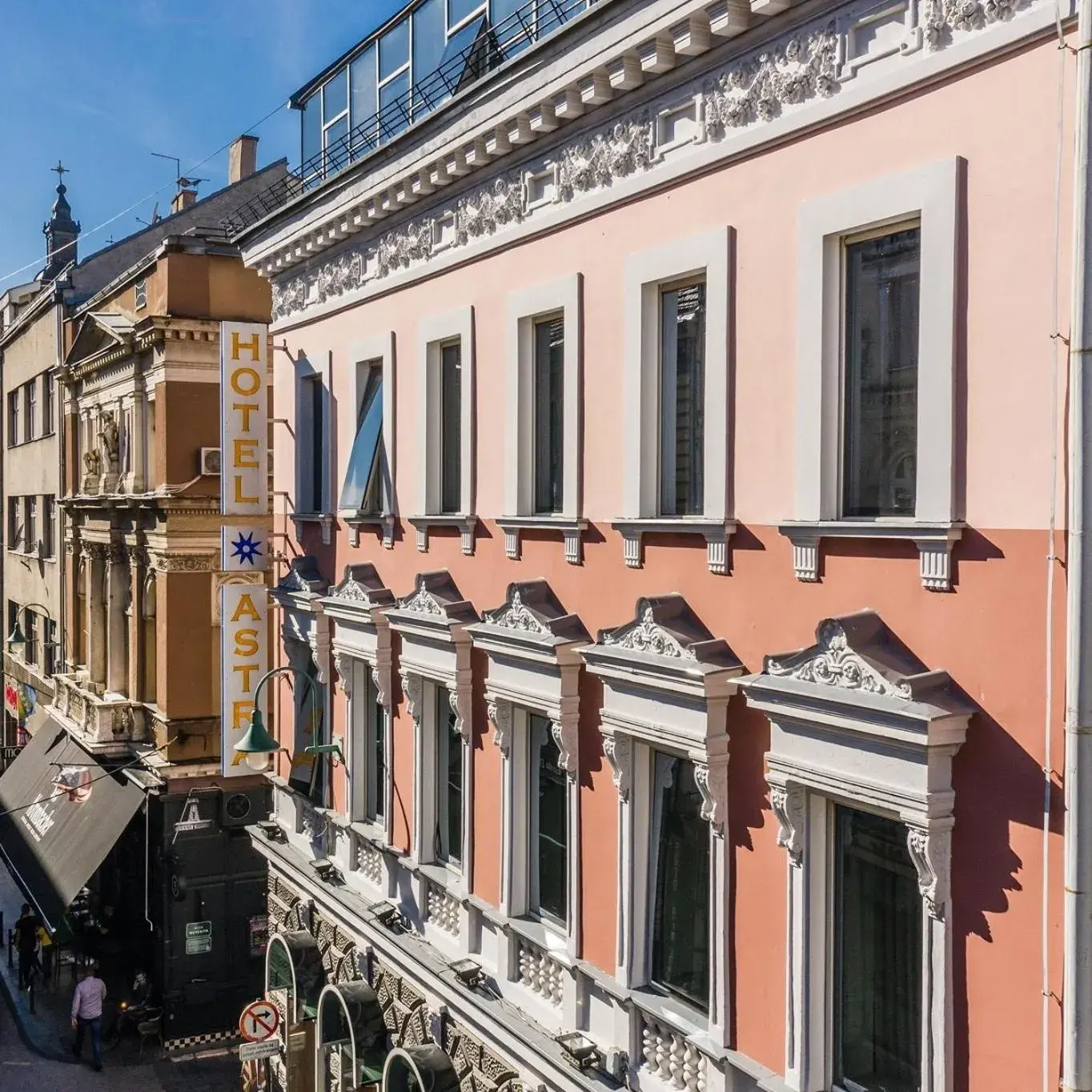 Property building in Hotel Astra Property building in Hotel Astra