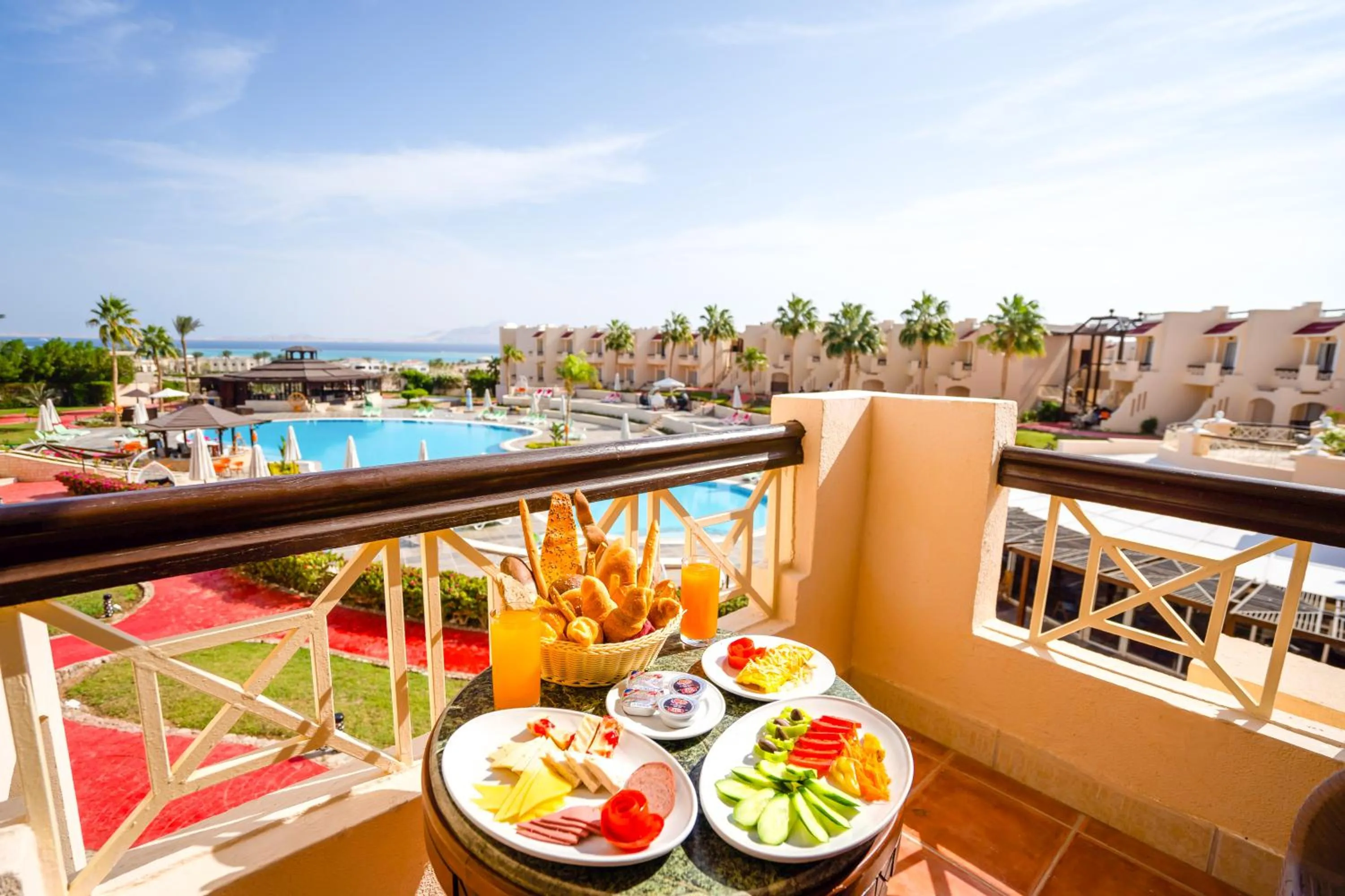 Balcony/Terrace in Ivy Cyrene Sharm Resort Adults Friendly Plus 13