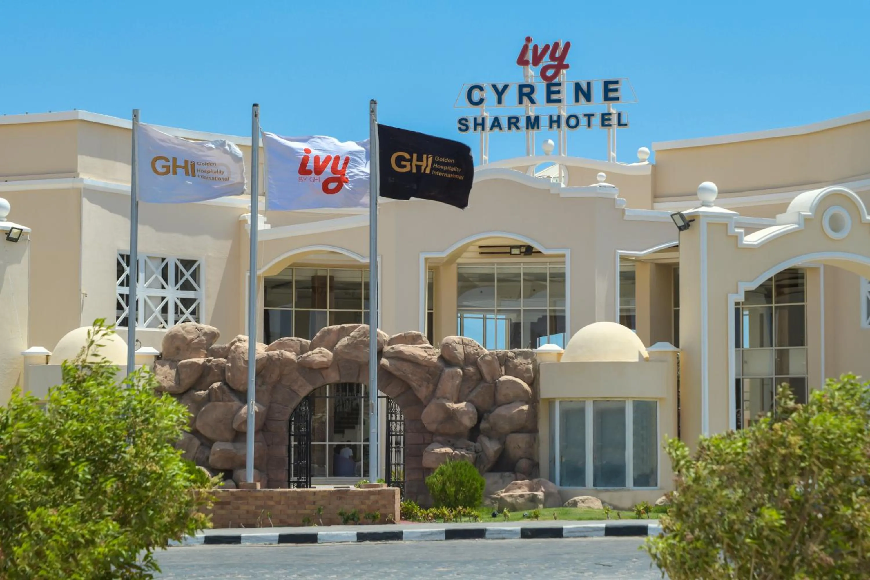 Facade/entrance in Ivy Cyrene Sharm Resort Adults Friendly Plus 13
