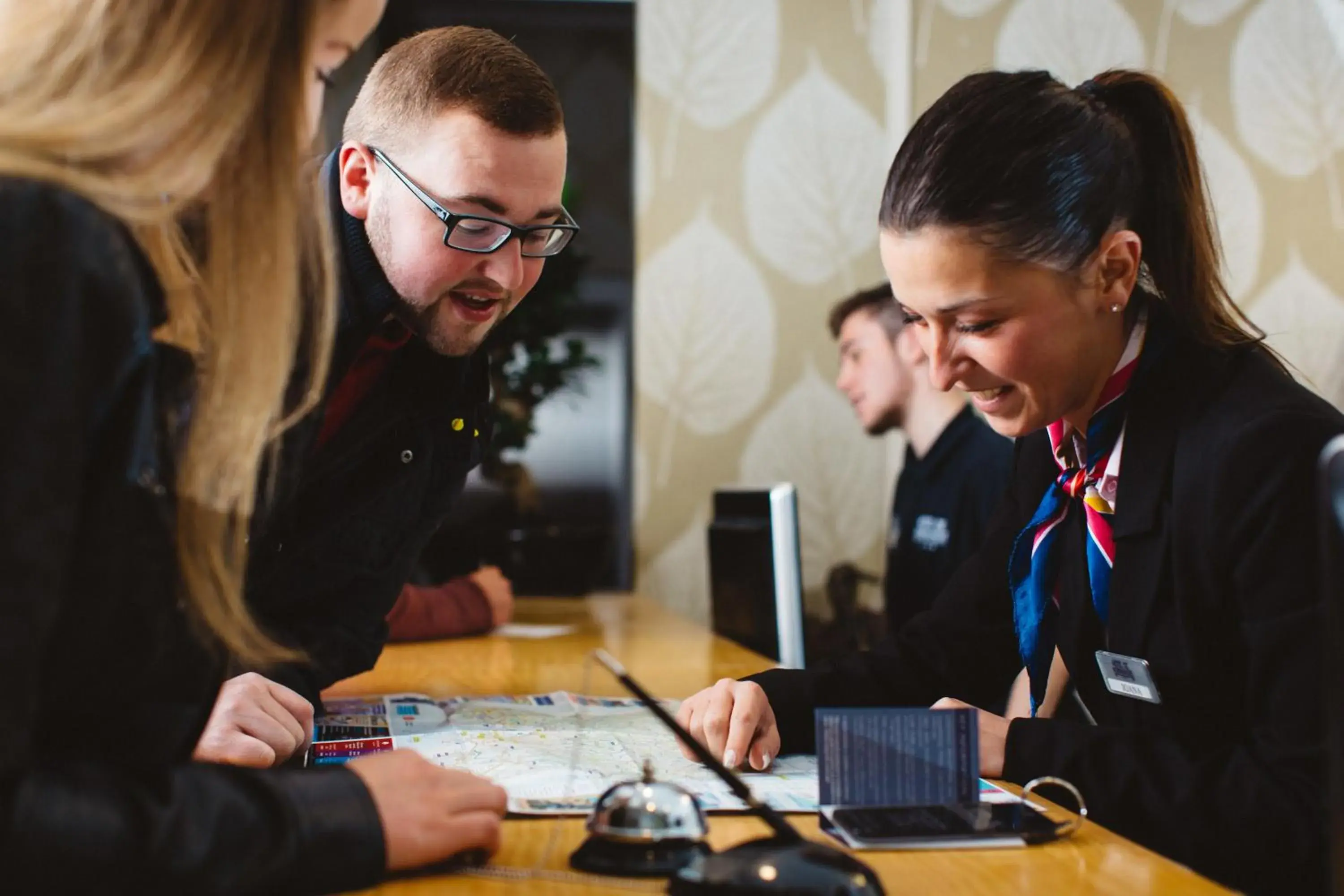 Lobby or reception in Hotel De Normandie Lobby or reception in Hotel De Normandie