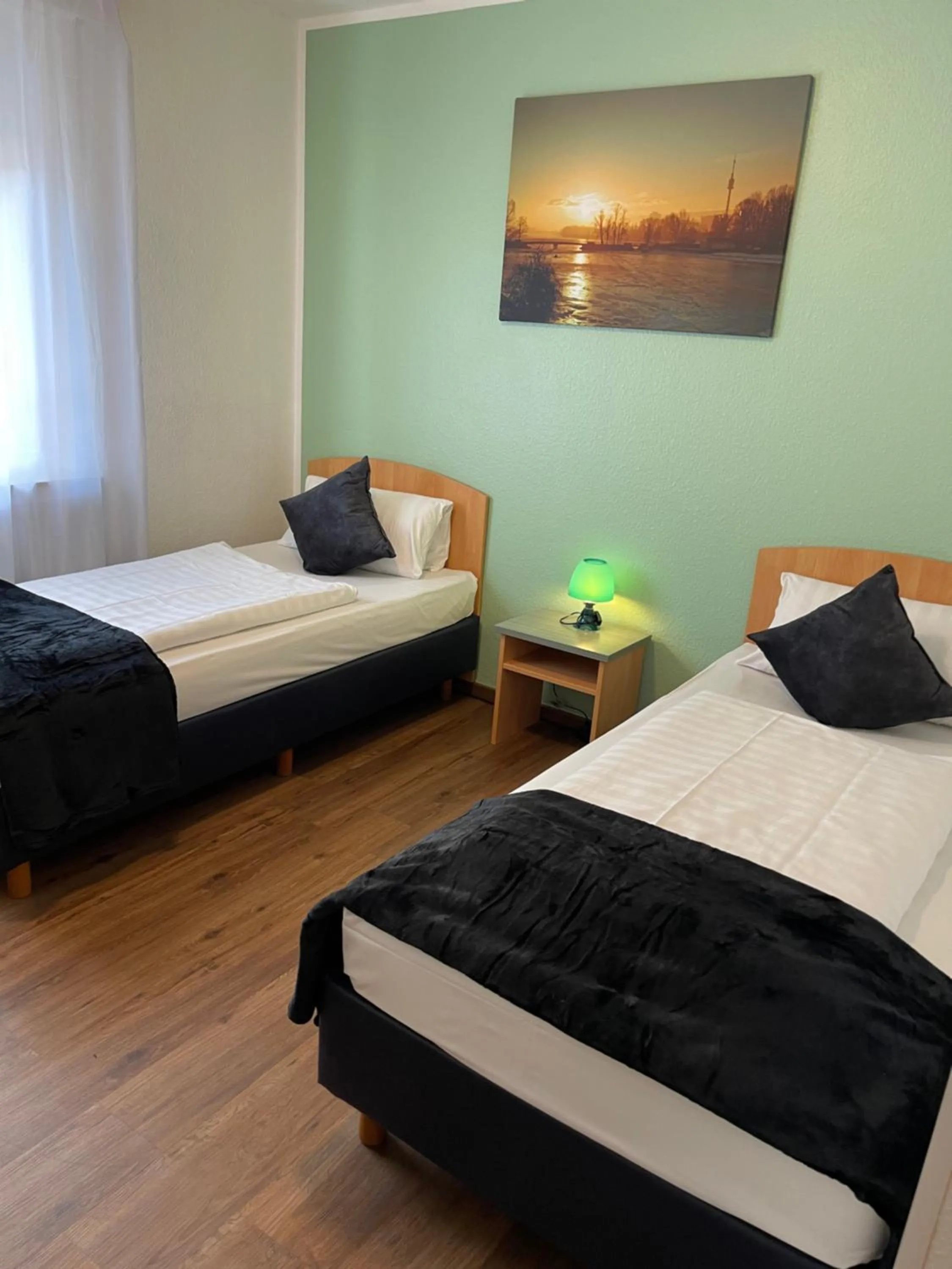 Bed in Residenz Hotel Wuppertal