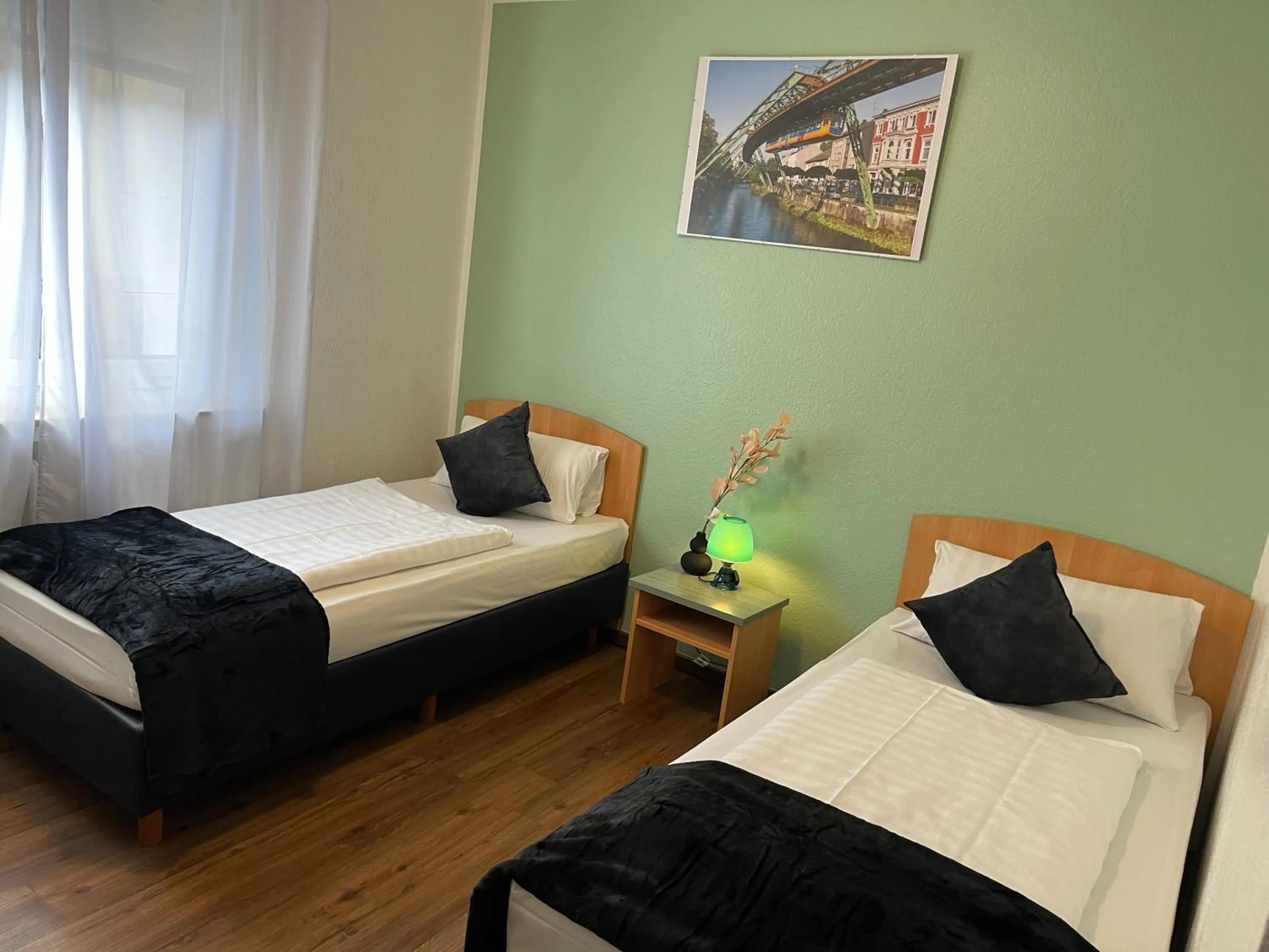 Bed in Residenz Hotel Wuppertal