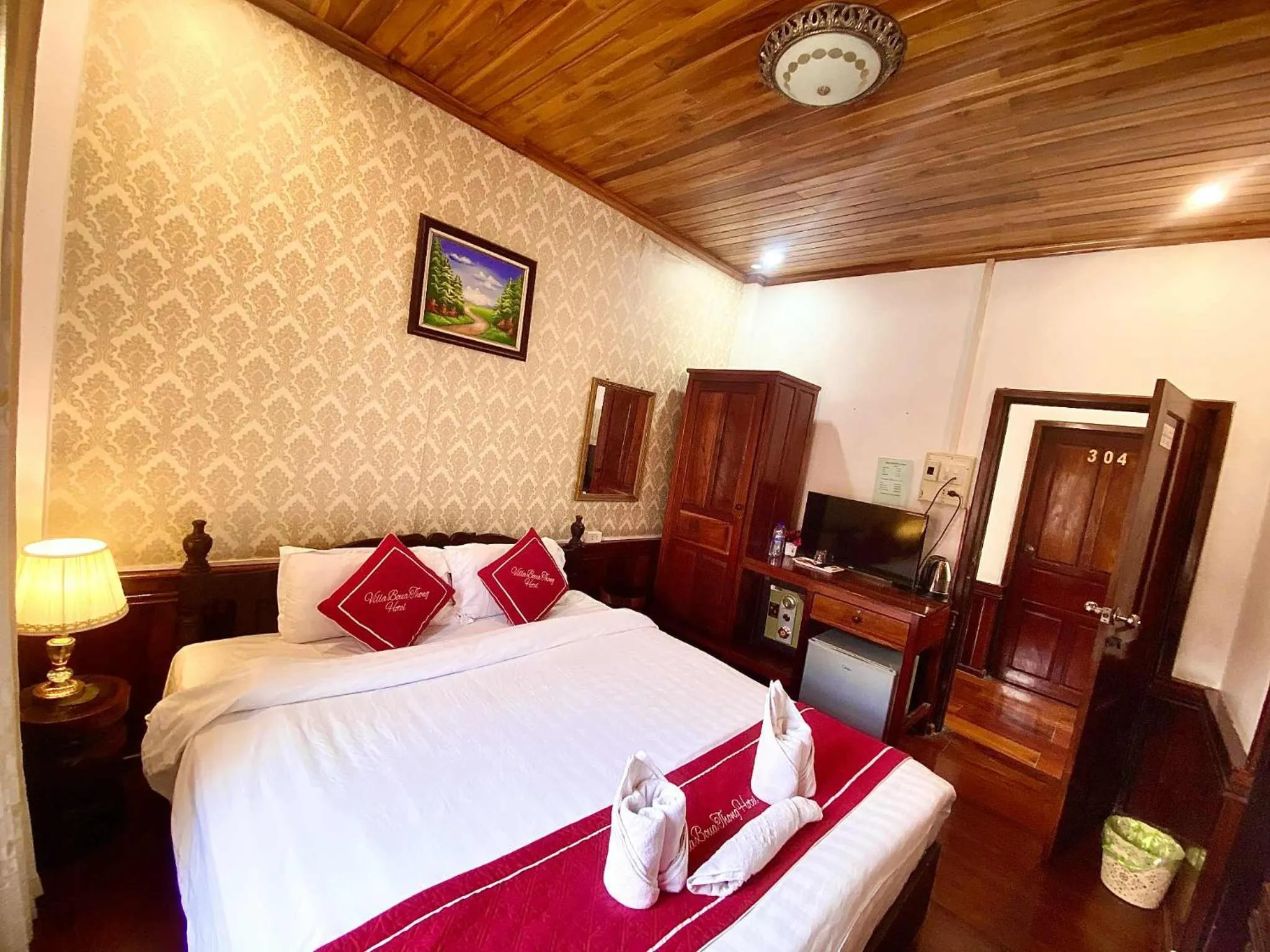 Bed in Villay Vanh Place House