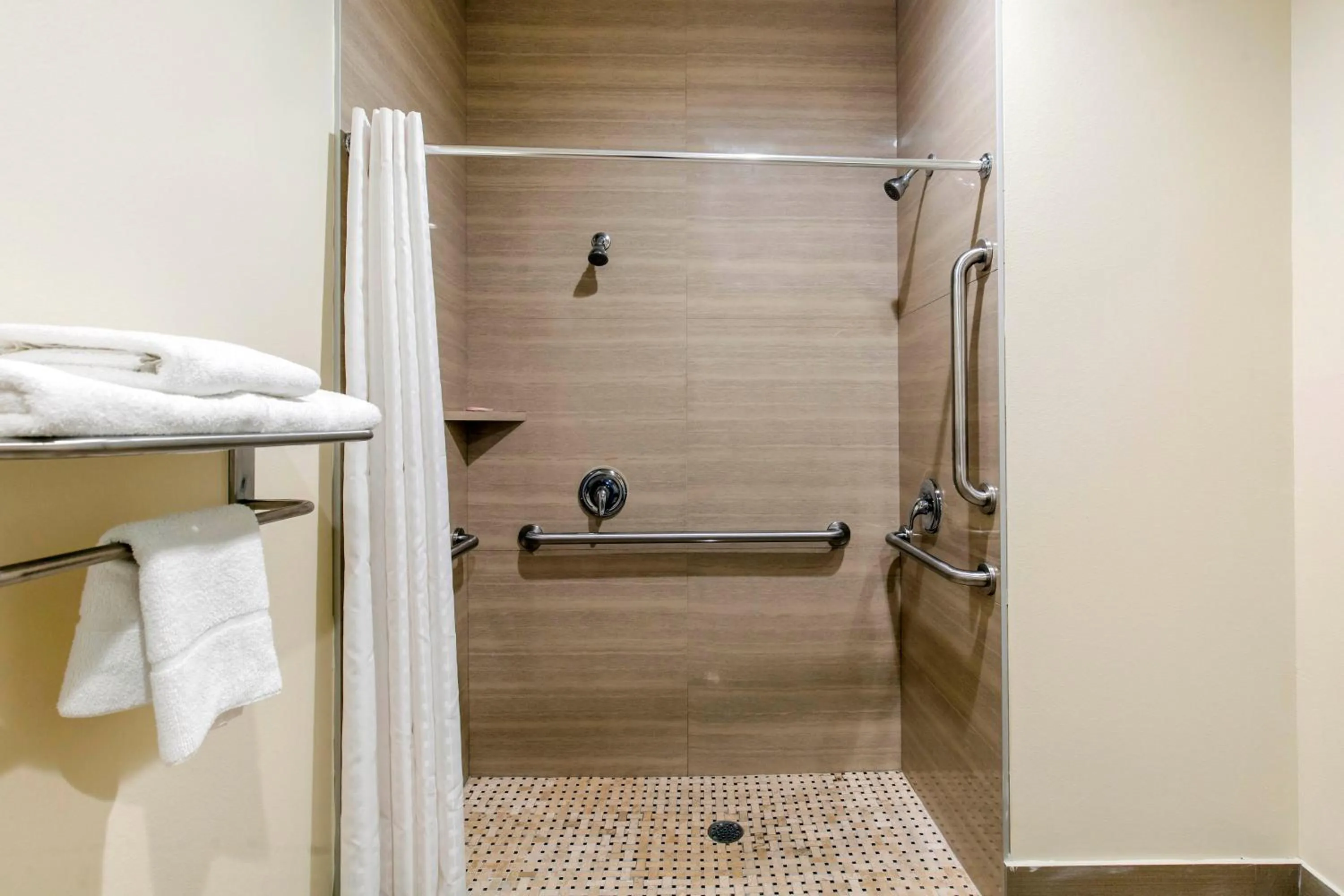 Shower in Econo Lodge Inn & Suites Houston Willowbrook