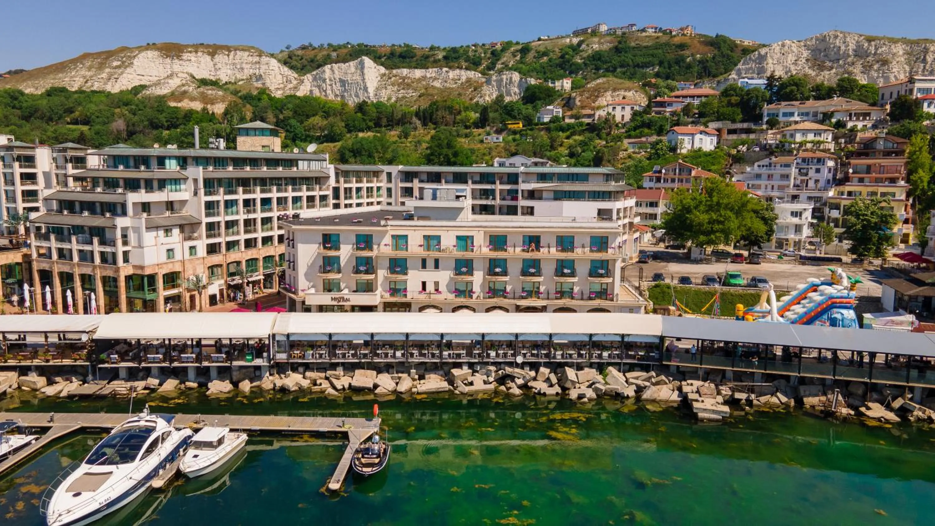 Bird's eye view in Hotel Mistral