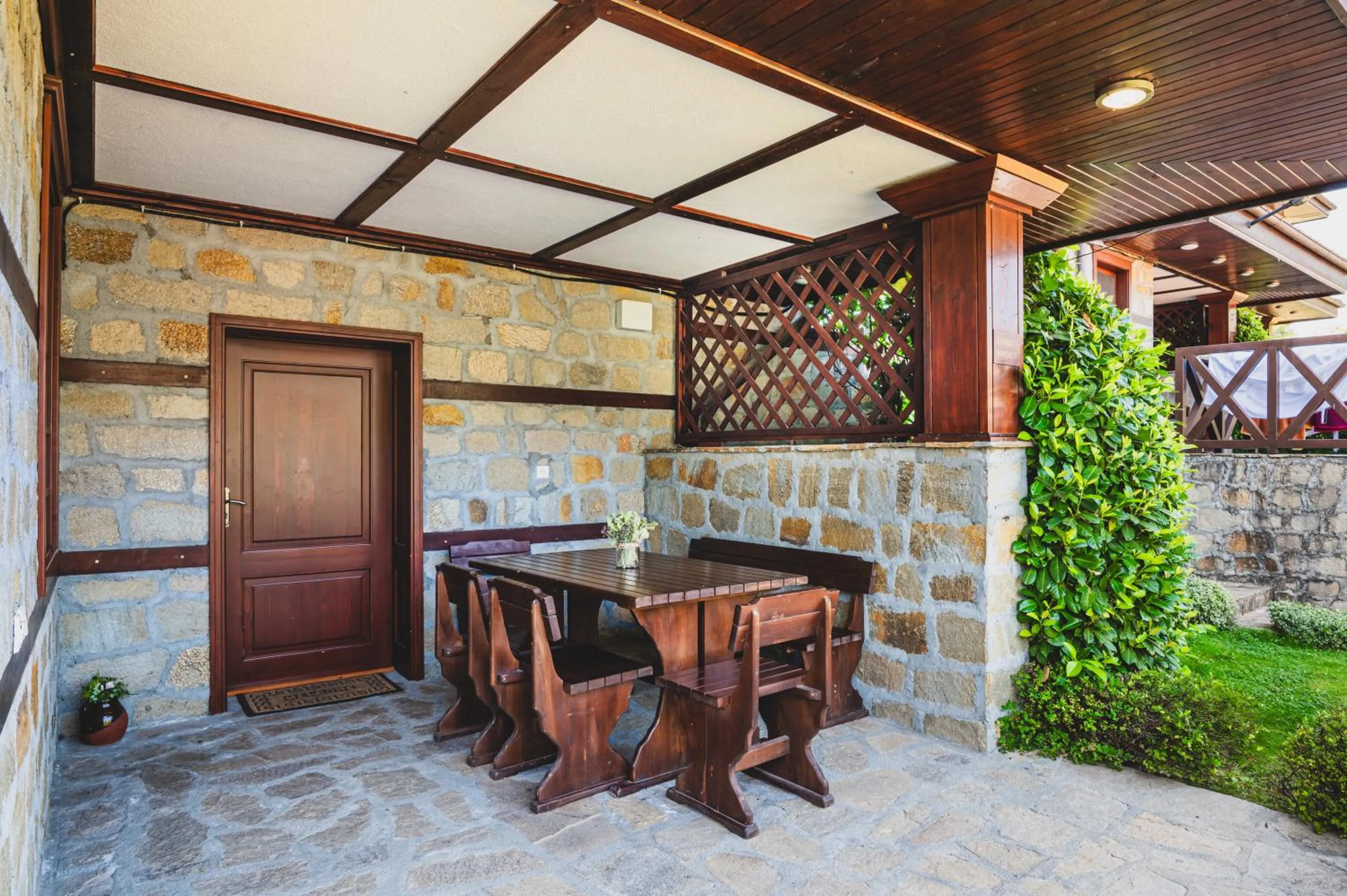 Patio in SPA Hotel Ismena