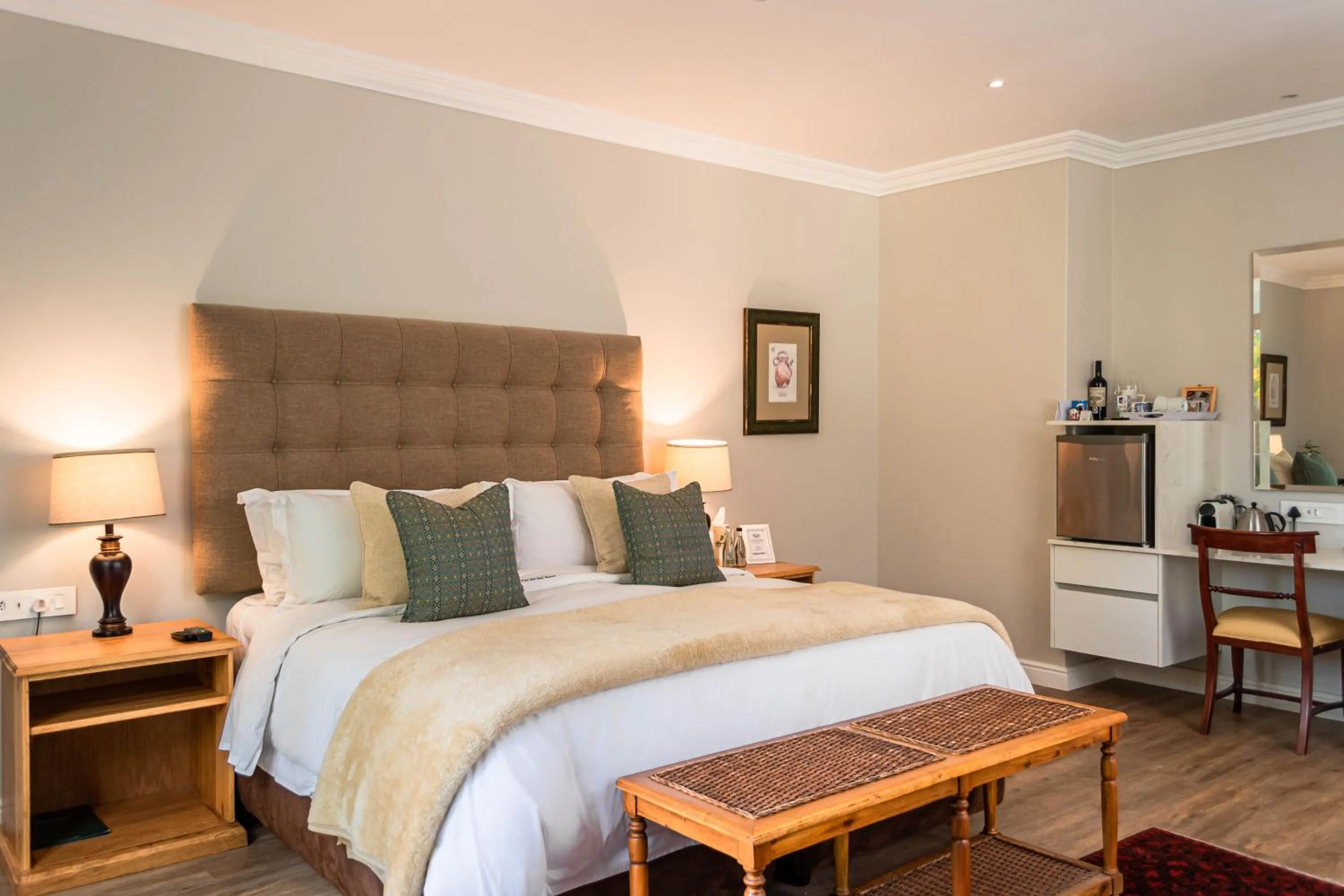 Bedroom, Bed in Van der Stel Manor