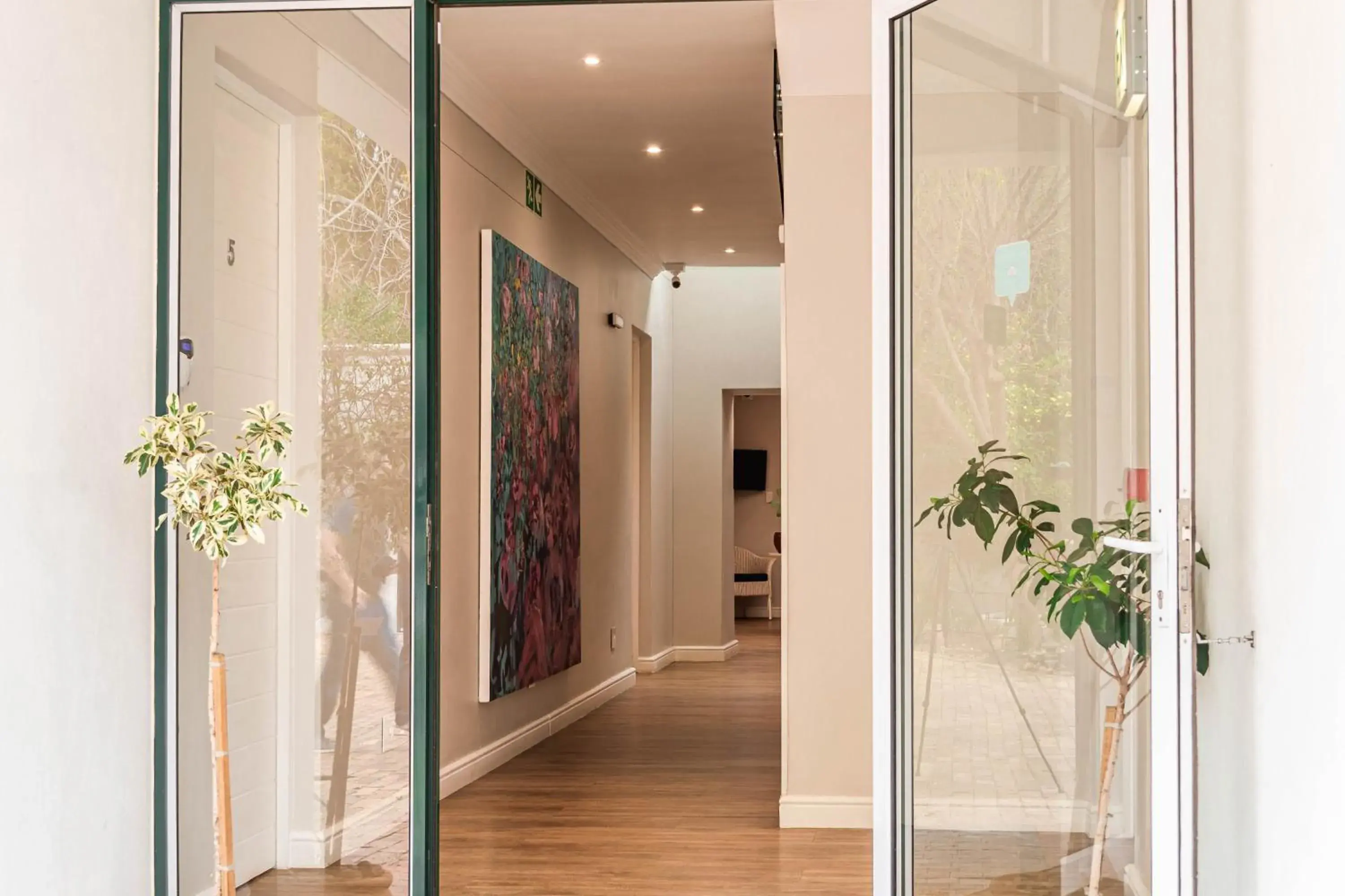 Facade/entrance in Van der Stel Manor Facade/entrance in Van der Stel Manor