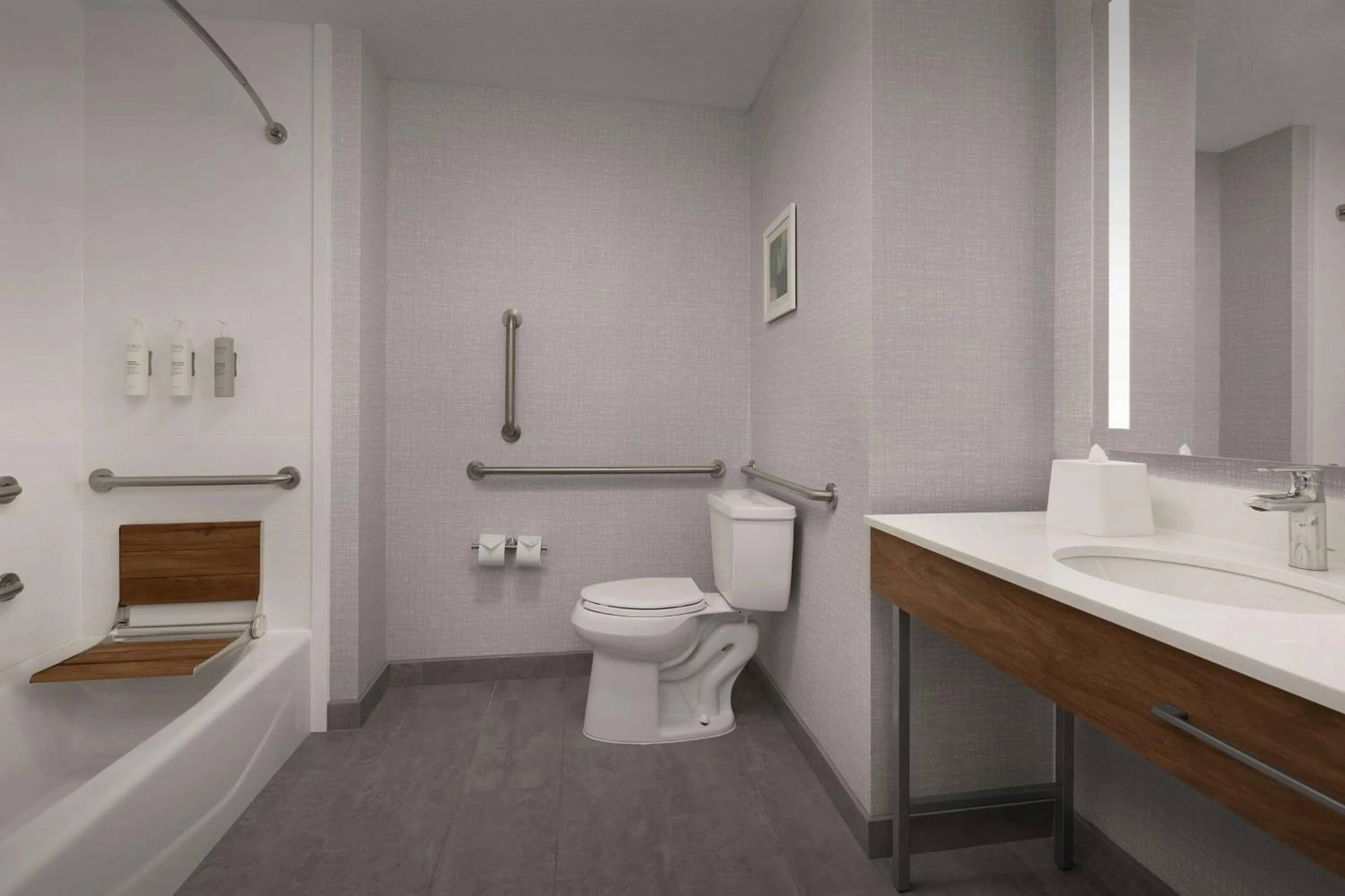 Bathroom in Hampton Inn Waterloo