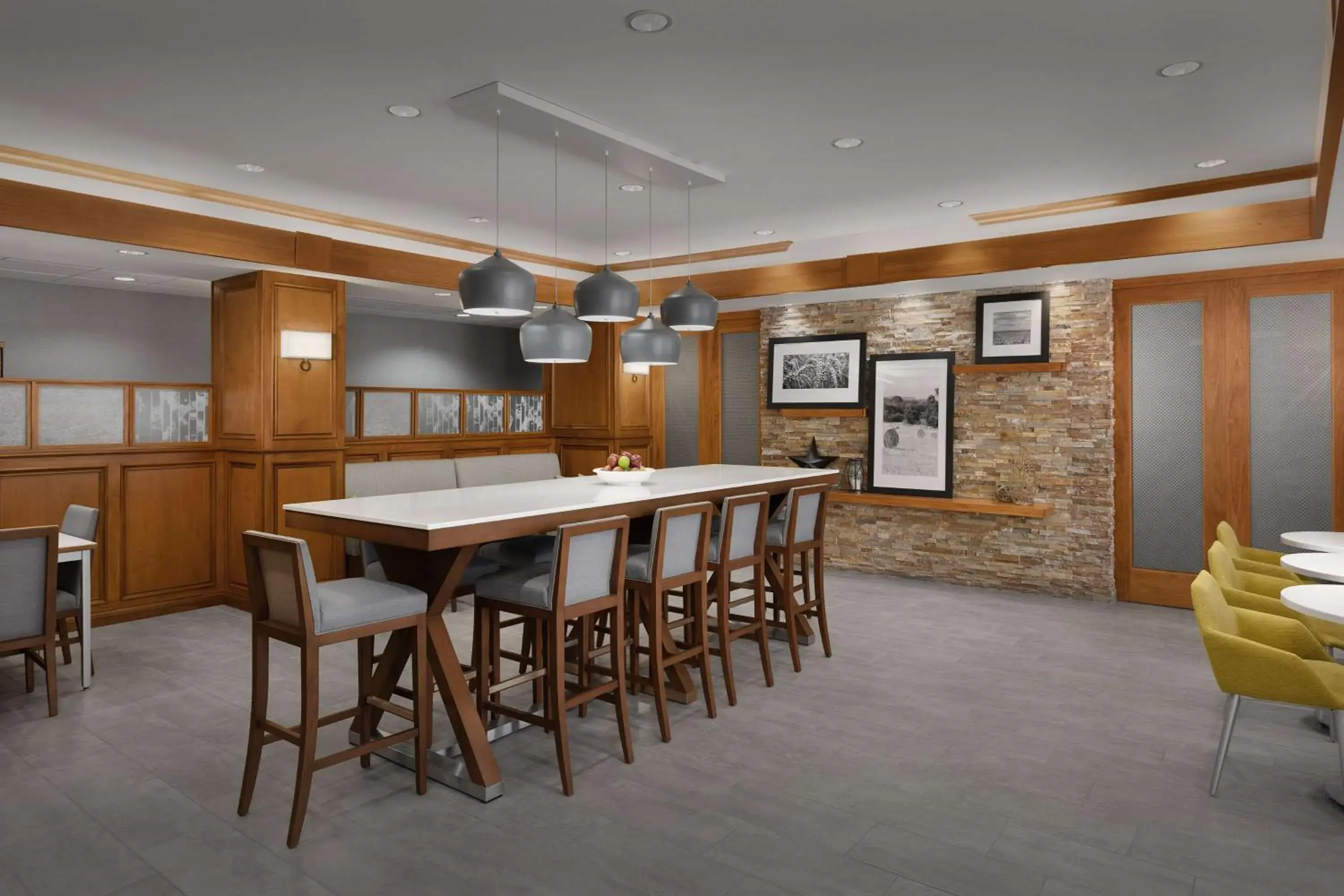 Lobby or reception in Hampton Inn Waterloo Lobby or reception in Hampton Inn Waterloo