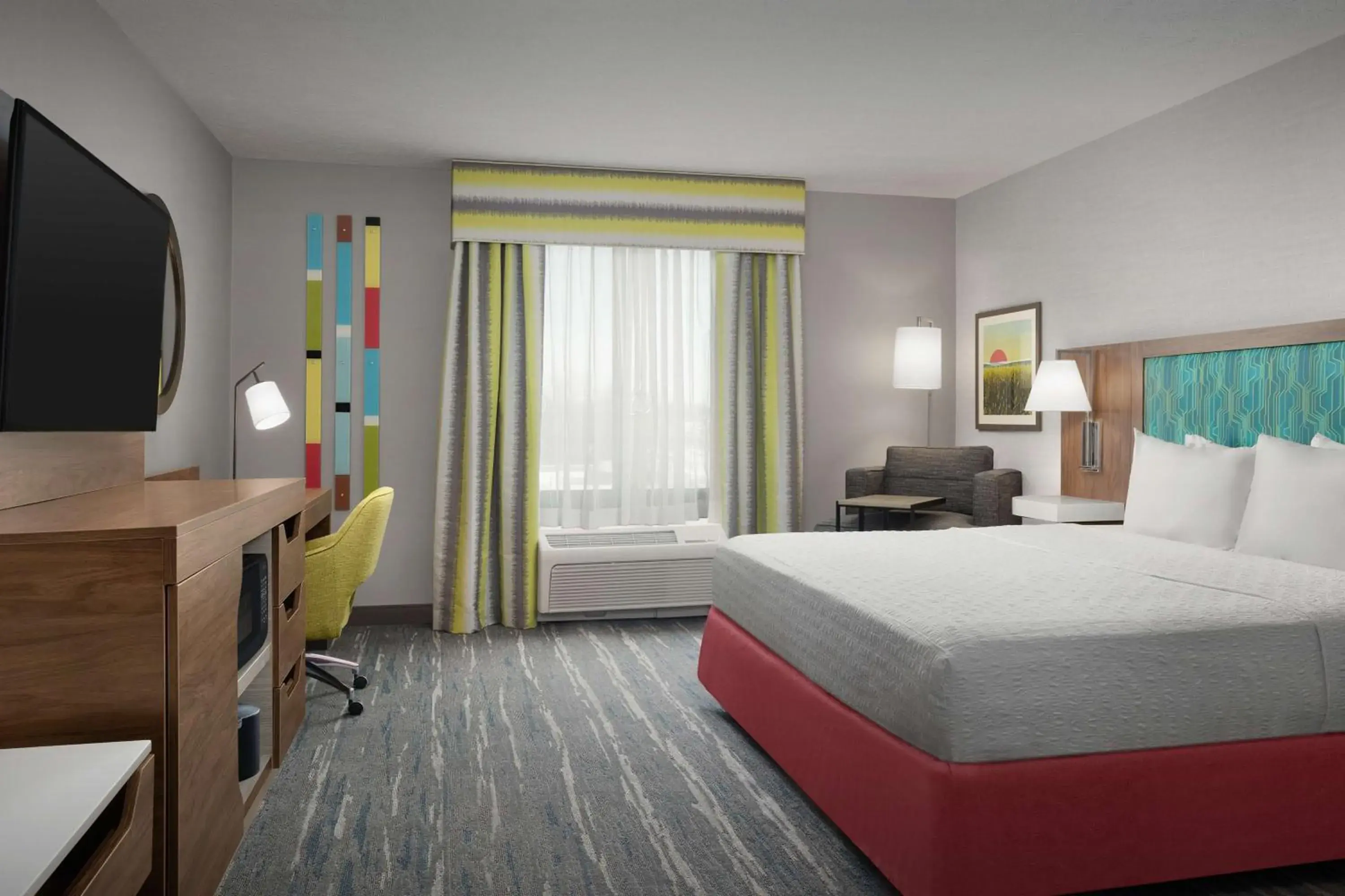 Bed in Hampton Inn Waterloo Bed in Hampton Inn Waterloo