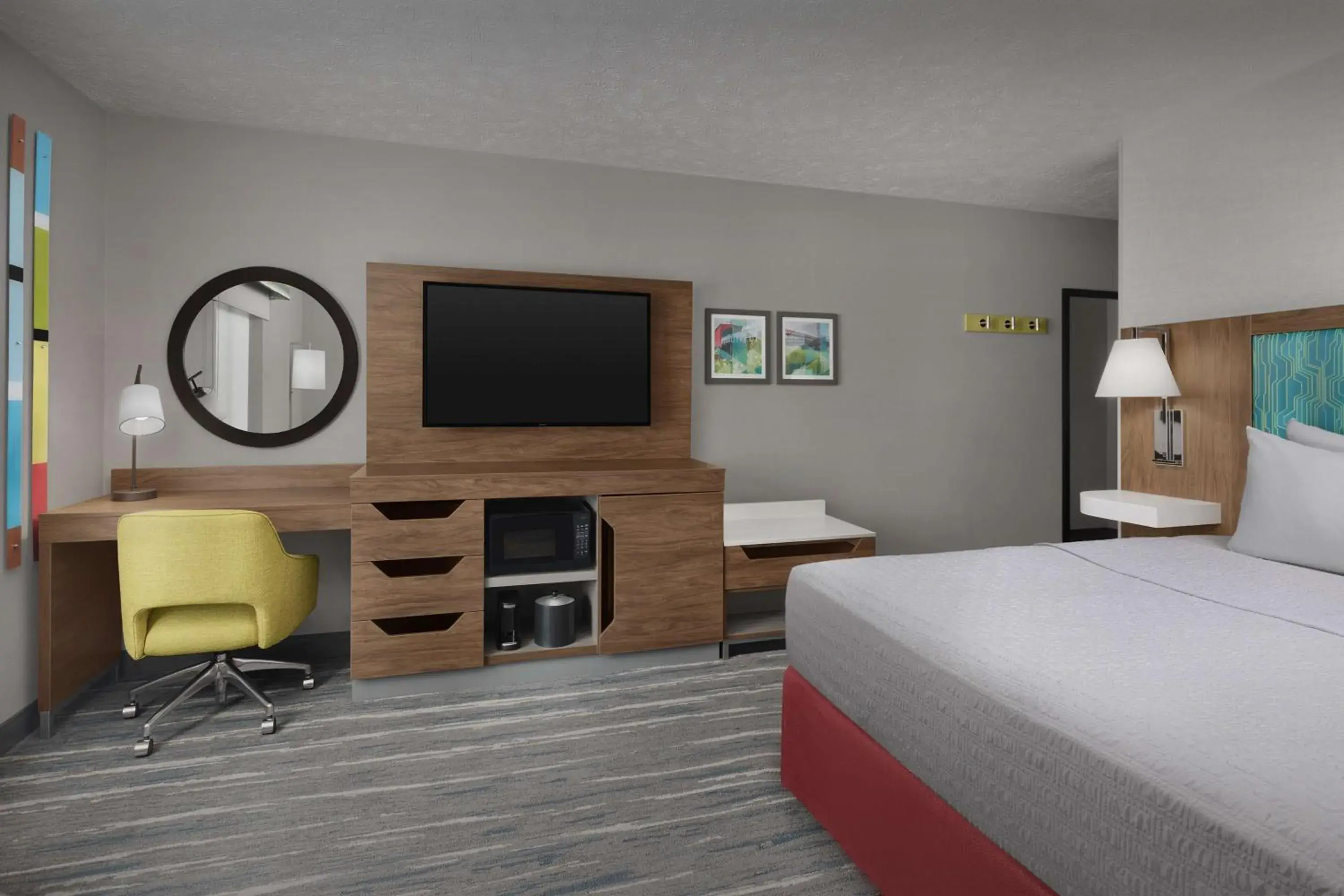 King Room with King Bed - Non-Smoking in Hampton Inn Waterloo King Room with King Bed - Non-Smoking in Hampton Inn Waterloo