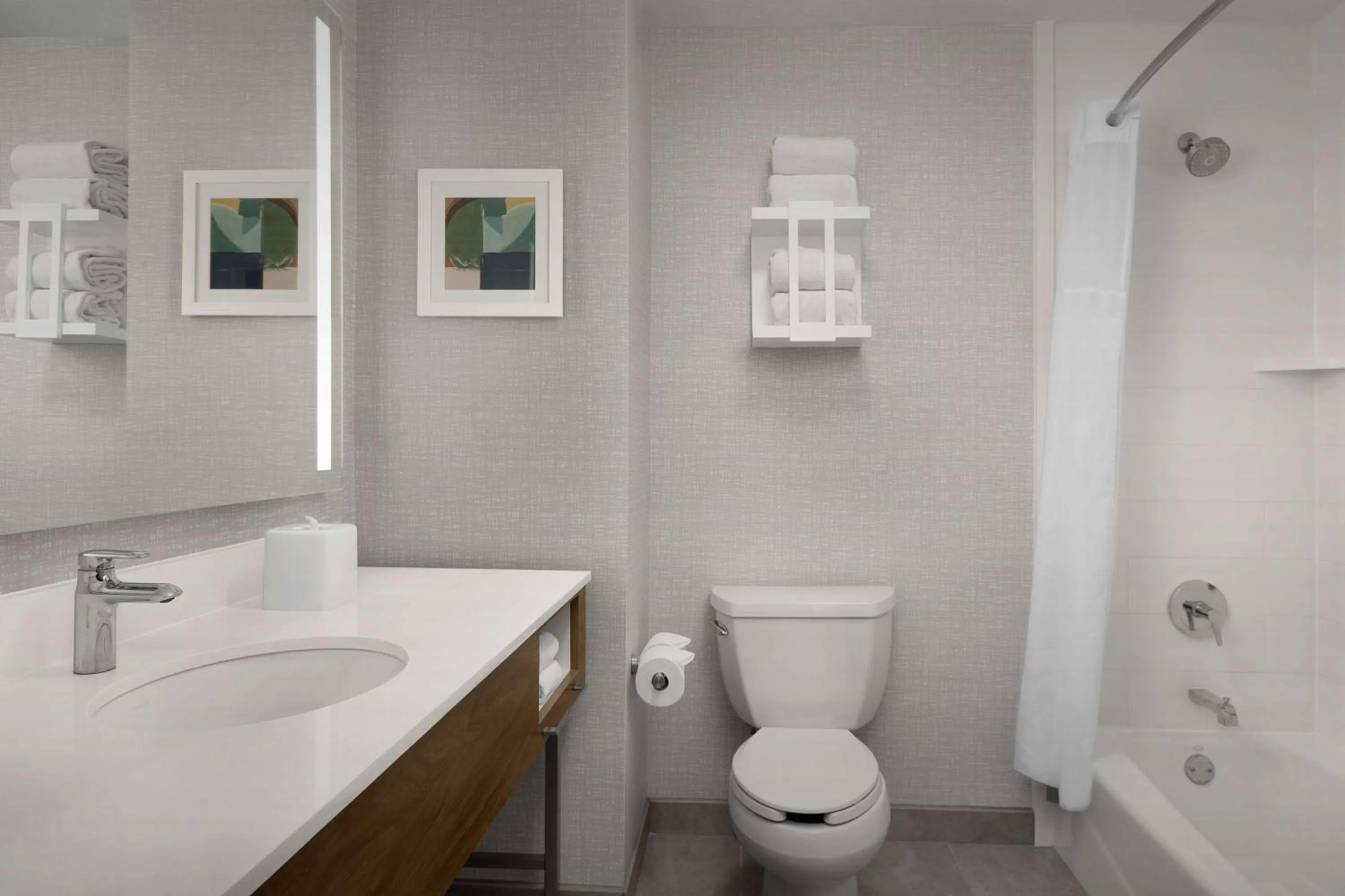 Bathroom in Hampton Inn Waterloo