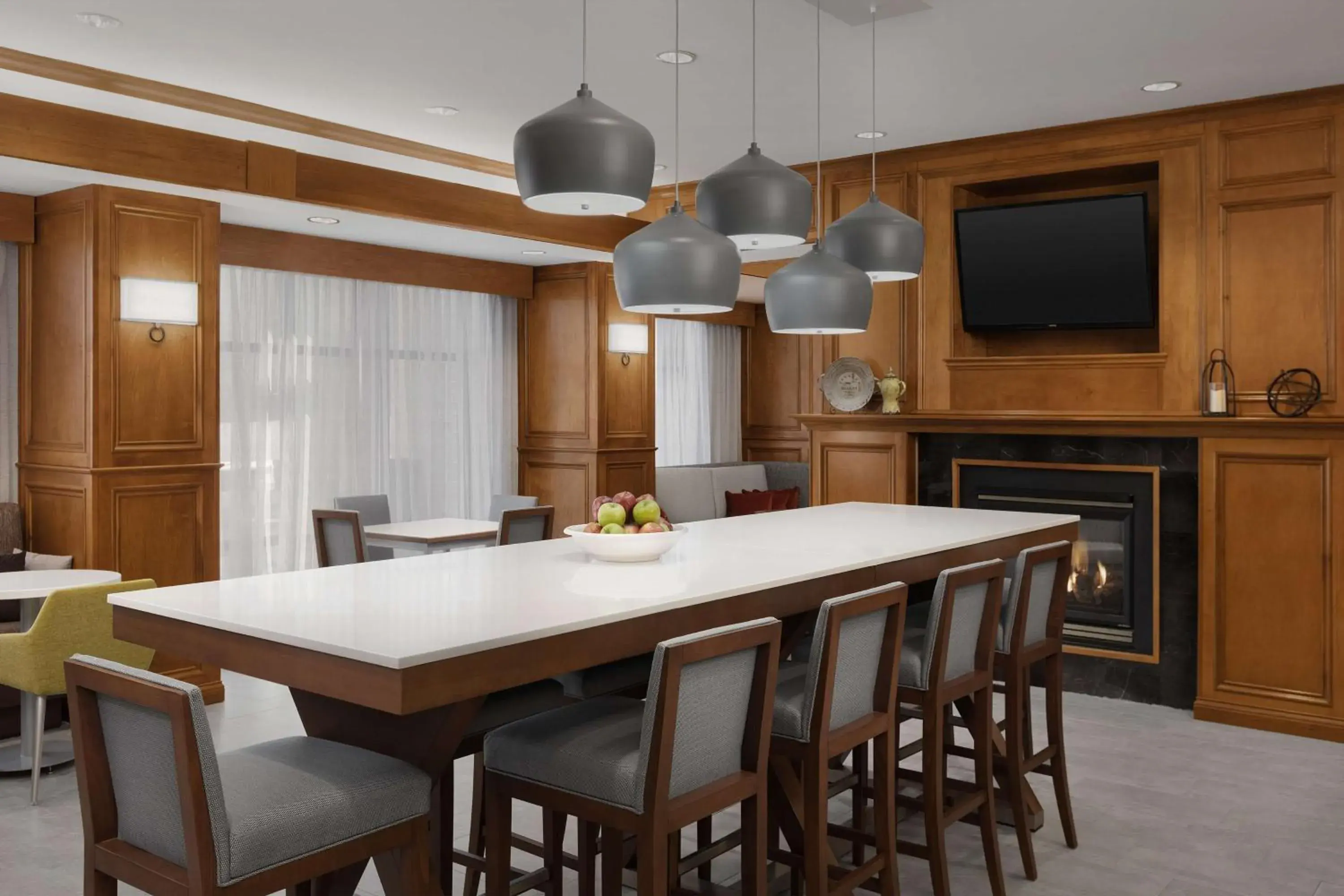 Lobby or reception in Hampton Inn Waterloo Lobby or reception in Hampton Inn Waterloo