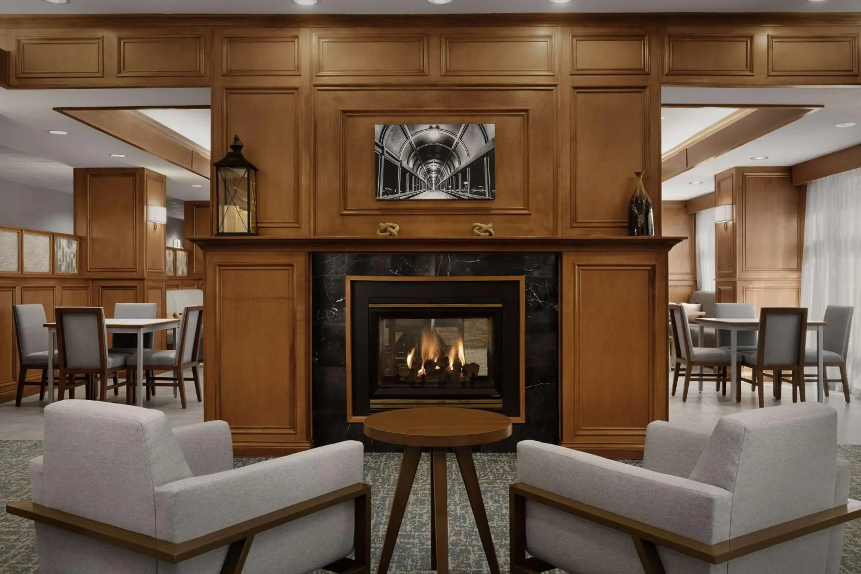 Lobby or reception in Hampton Inn Waterloo Lobby or reception in Hampton Inn Waterloo