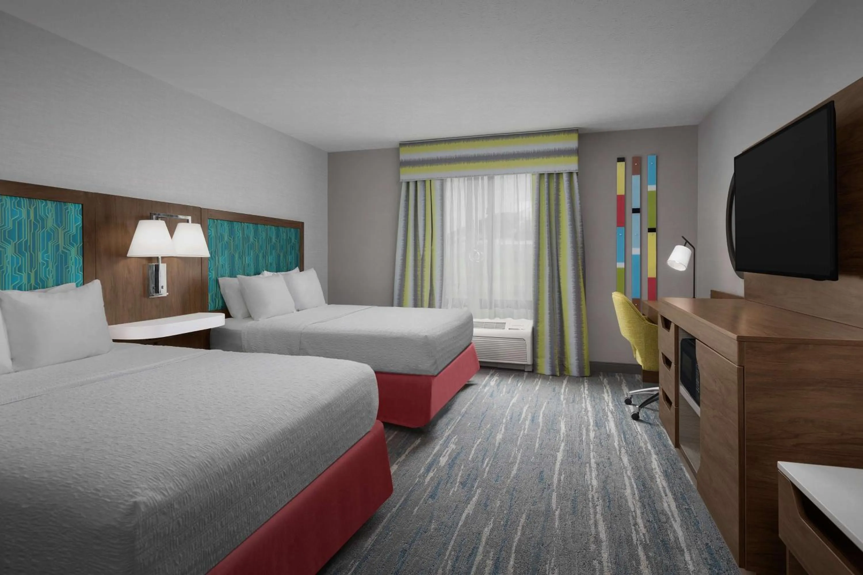 Bed in Hampton Inn Waterloo