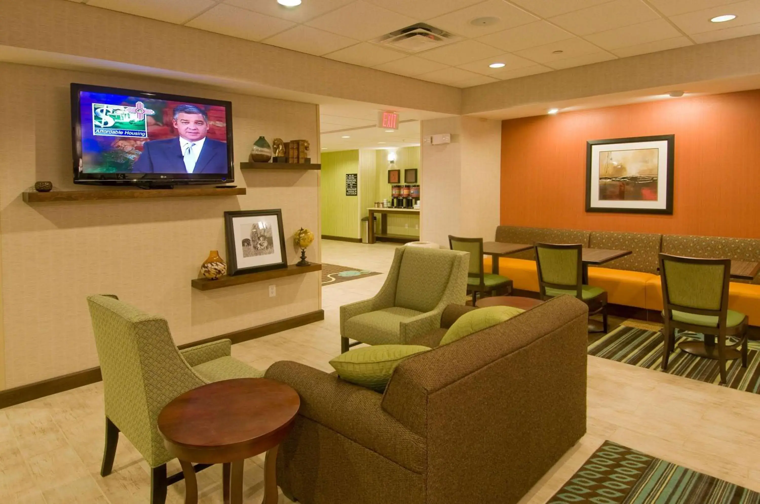 Lobby or reception in Hampton Inn Pampa Lobby or reception in Hampton Inn Pampa