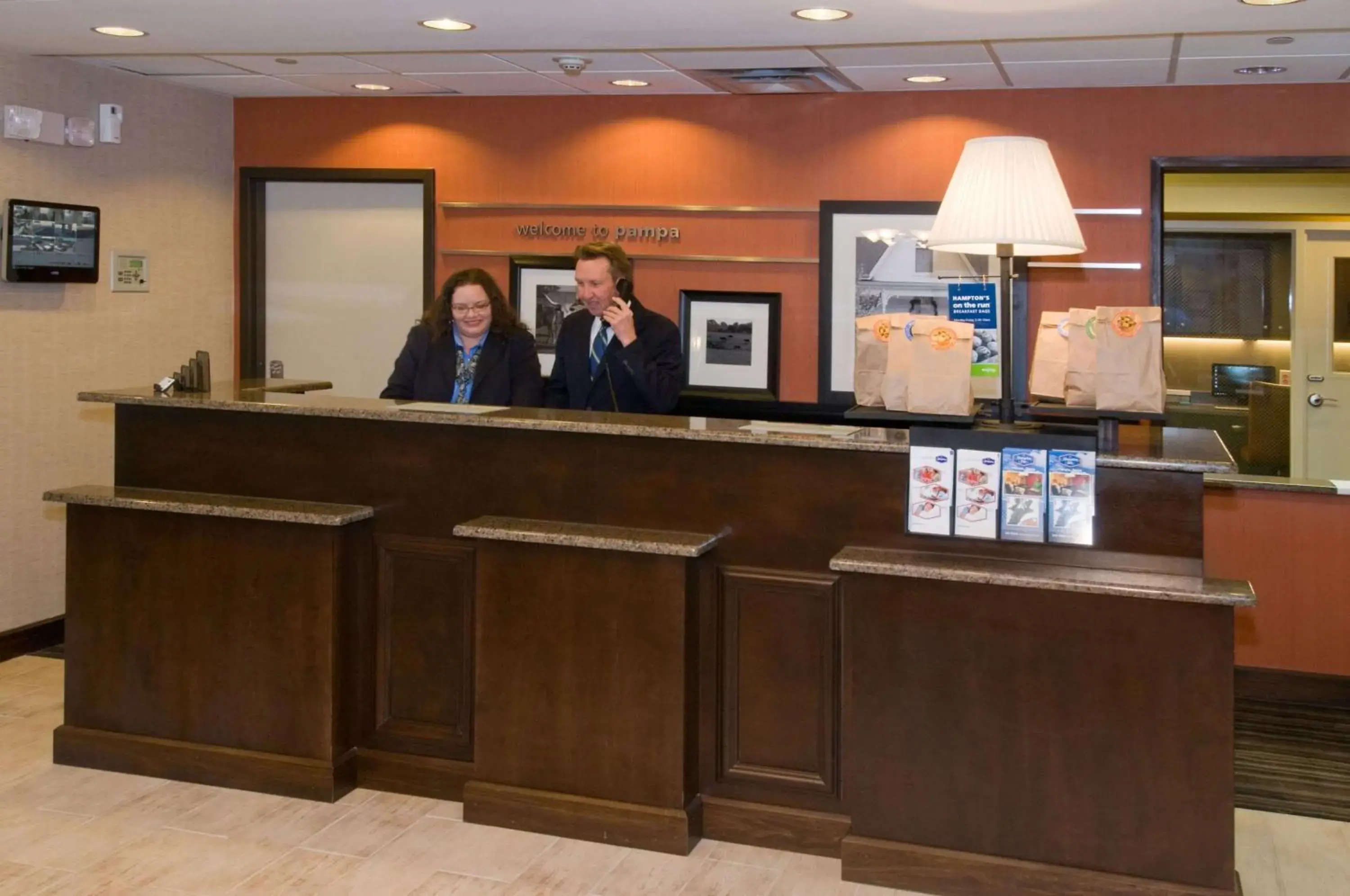 Lobby or reception in Hampton Inn Pampa Lobby or reception in Hampton Inn Pampa