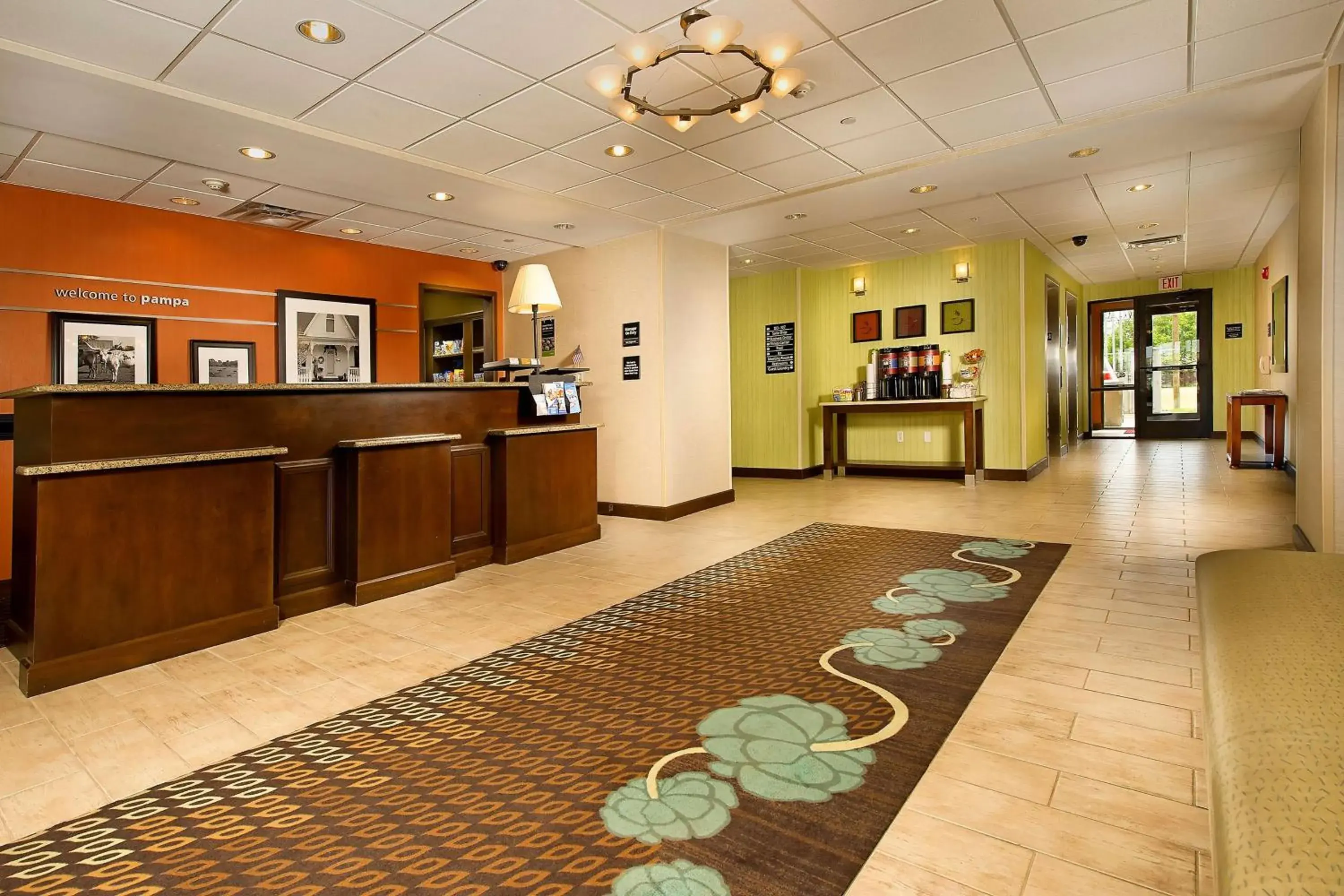 Lobby or reception in Hampton Inn Pampa Lobby or reception in Hampton Inn Pampa