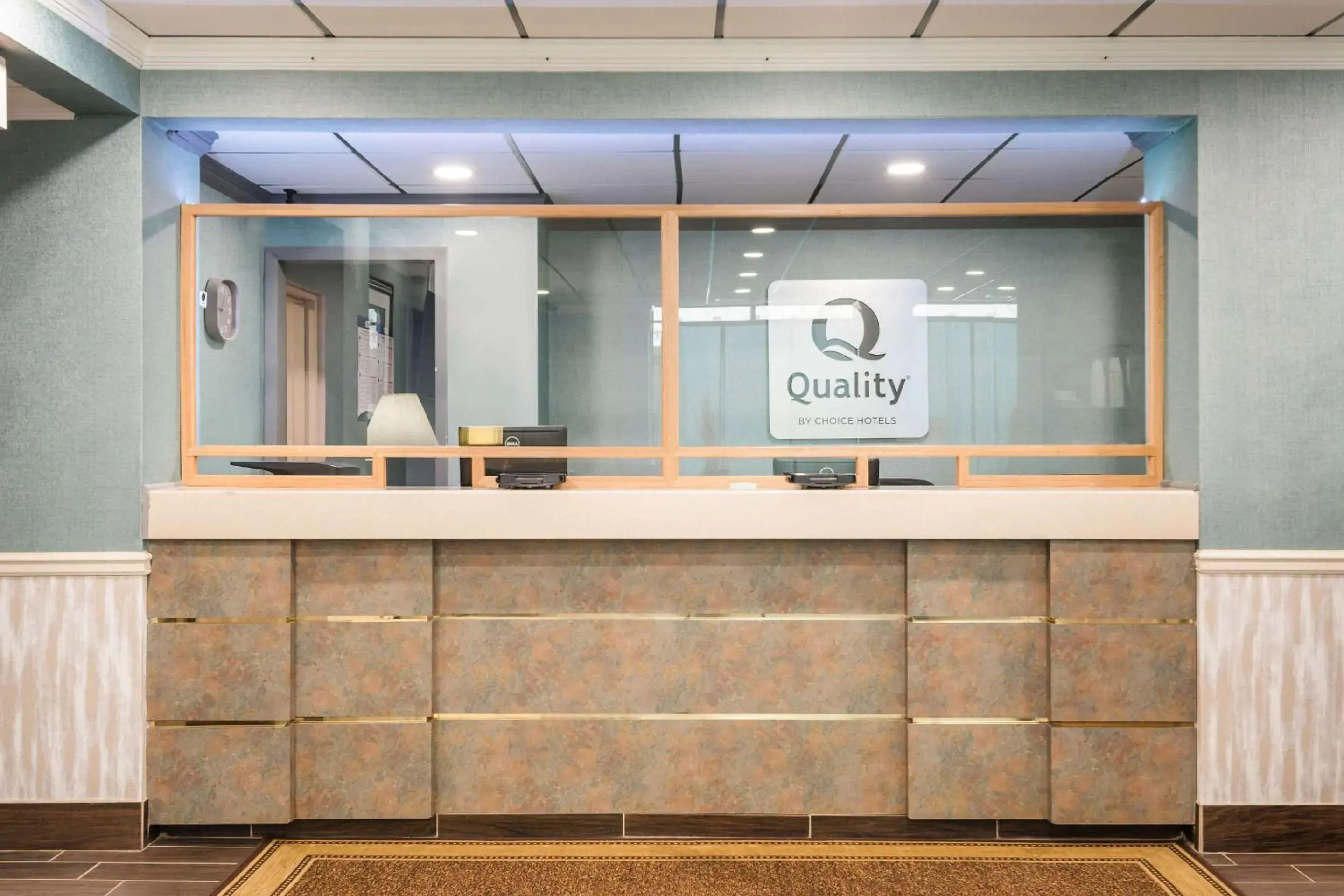 Lobby or reception in Quality Inn Lobby or reception in Quality Inn