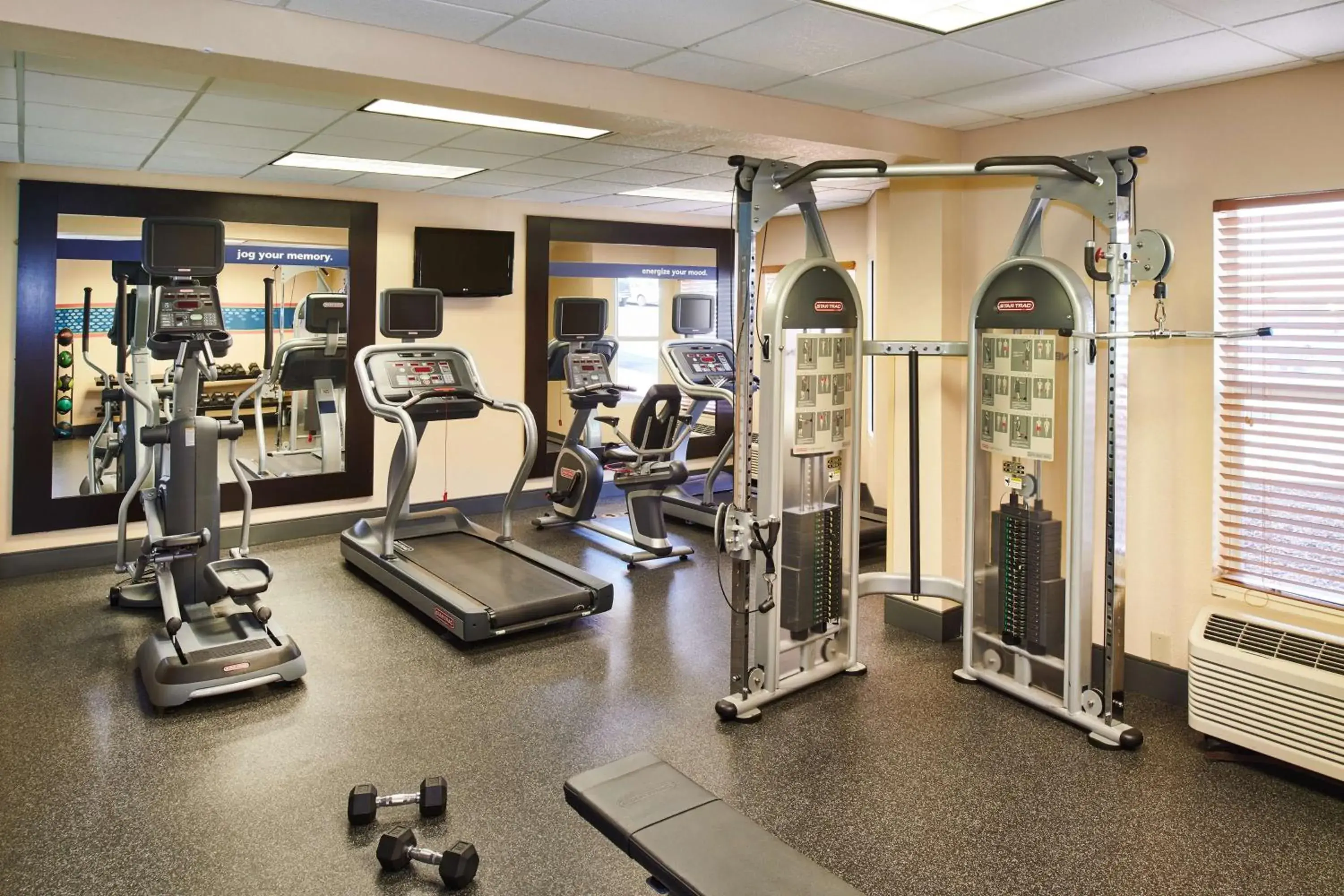 Fitness centre/facilities in Hampton Inn & Suites Chapel Hill/Durham Fitness centre/facilities in Hampton Inn & Suites Chapel Hill/Durham